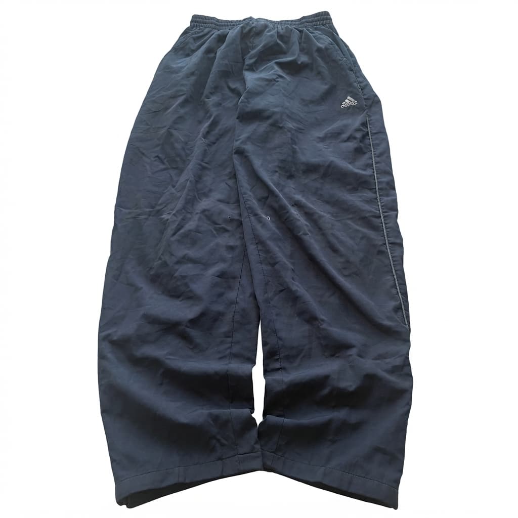 Adidas Vintage Nylon Track Pants Black — photo 1 of 6
