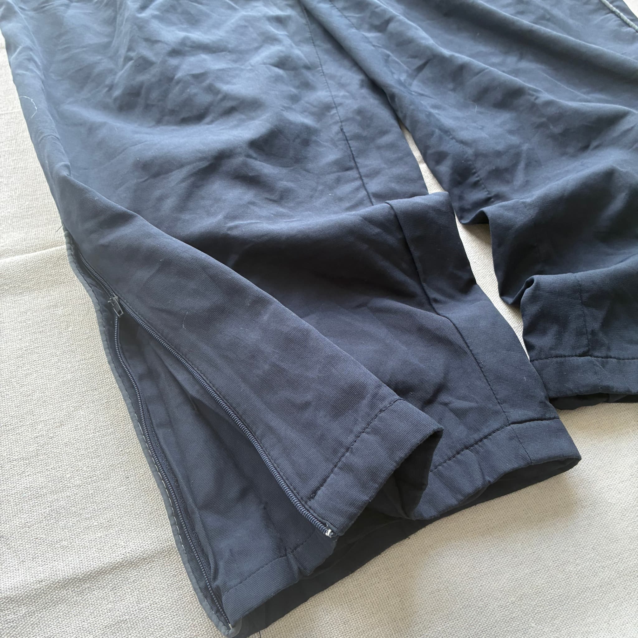 Adidas Vintage Nylon Track Pants Black — photo 2 of 6