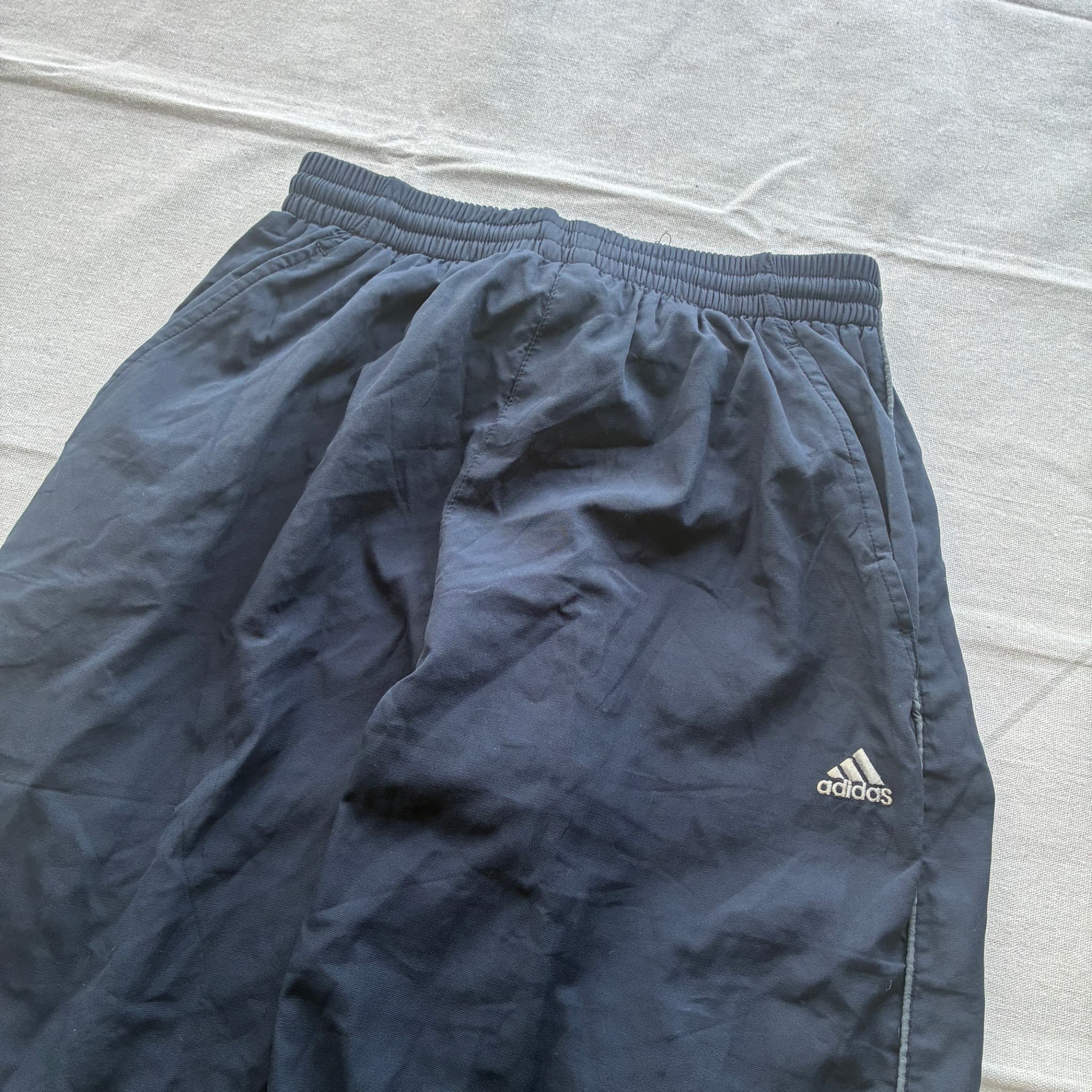 Adidas Vintage Nylon Track Pants Black — photo 3 of 6