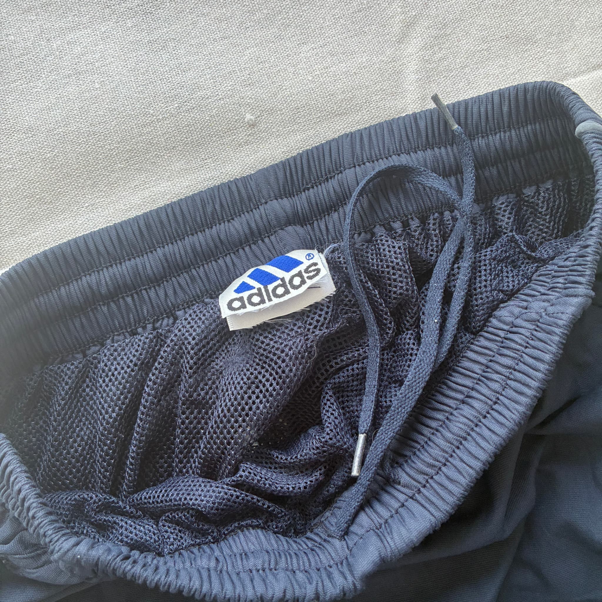 Adidas Vintage Nylon Track Pants Black — photo 4 of 6