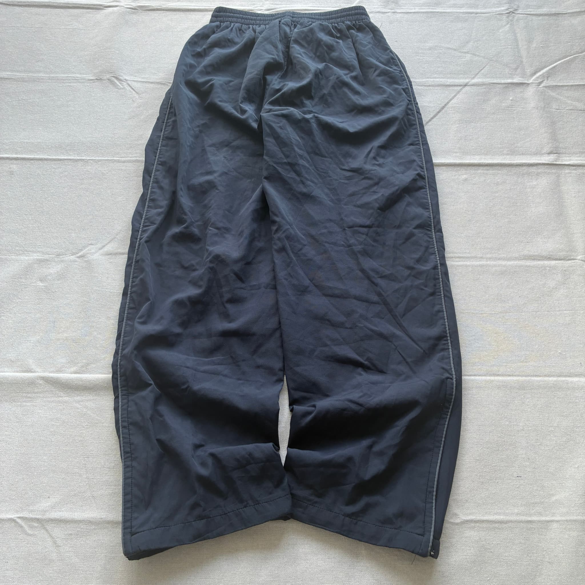 Adidas Vintage Nylon Track Pants Black — photo 5 of 6