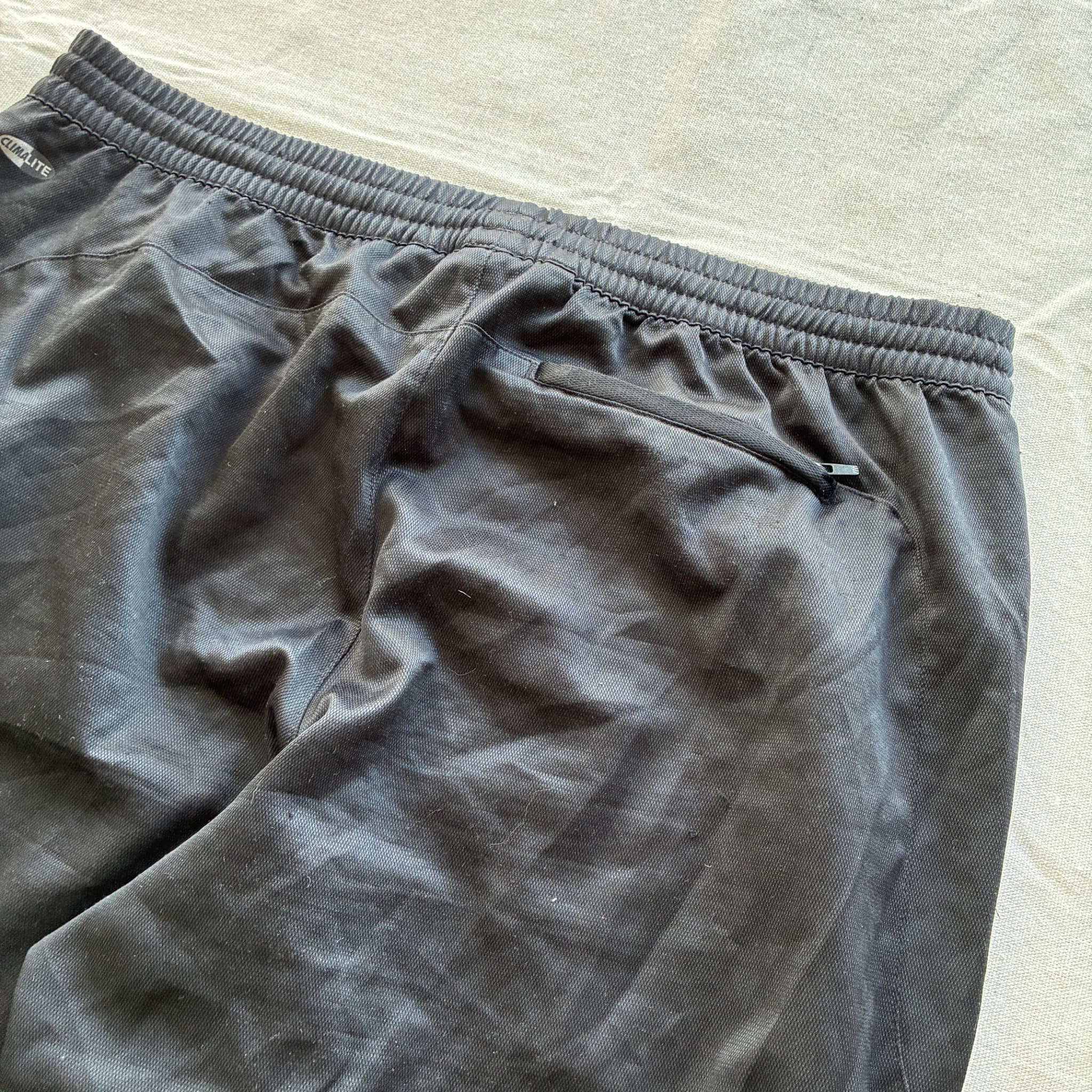 Adidas Vintage Three-Stripe Track Pants Black Baggy 2000s Release — photo 6 of 7