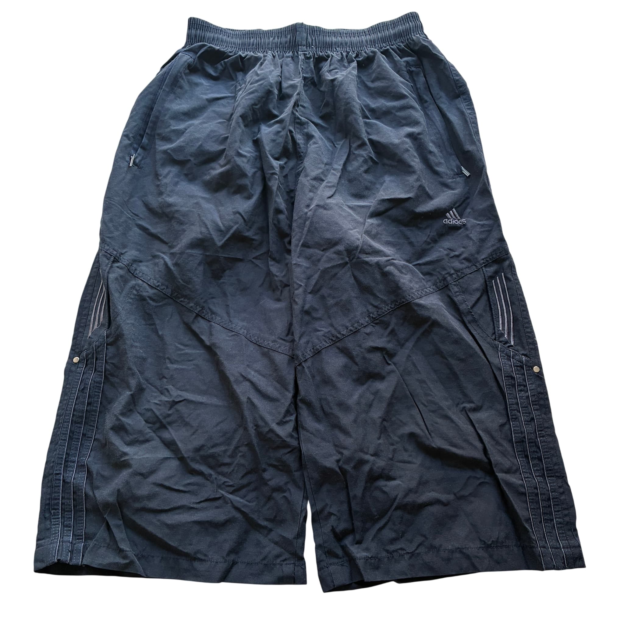Adidas Vintage Y2K Nylon Cargo Shorts Black — photo 1 of 7