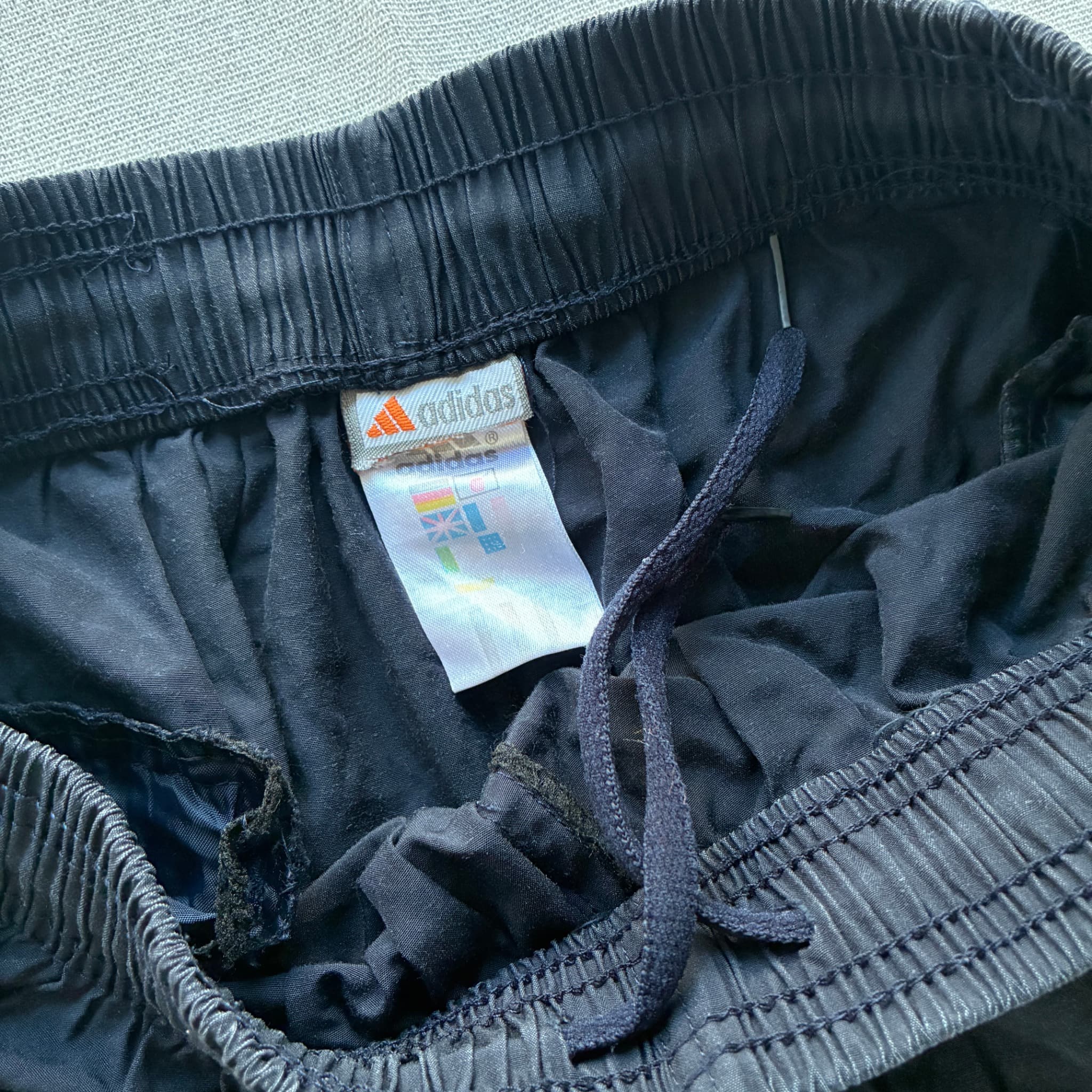 Adidas Vintage Y2K Nylon Cargo Shorts Black — photo 4 of 7
