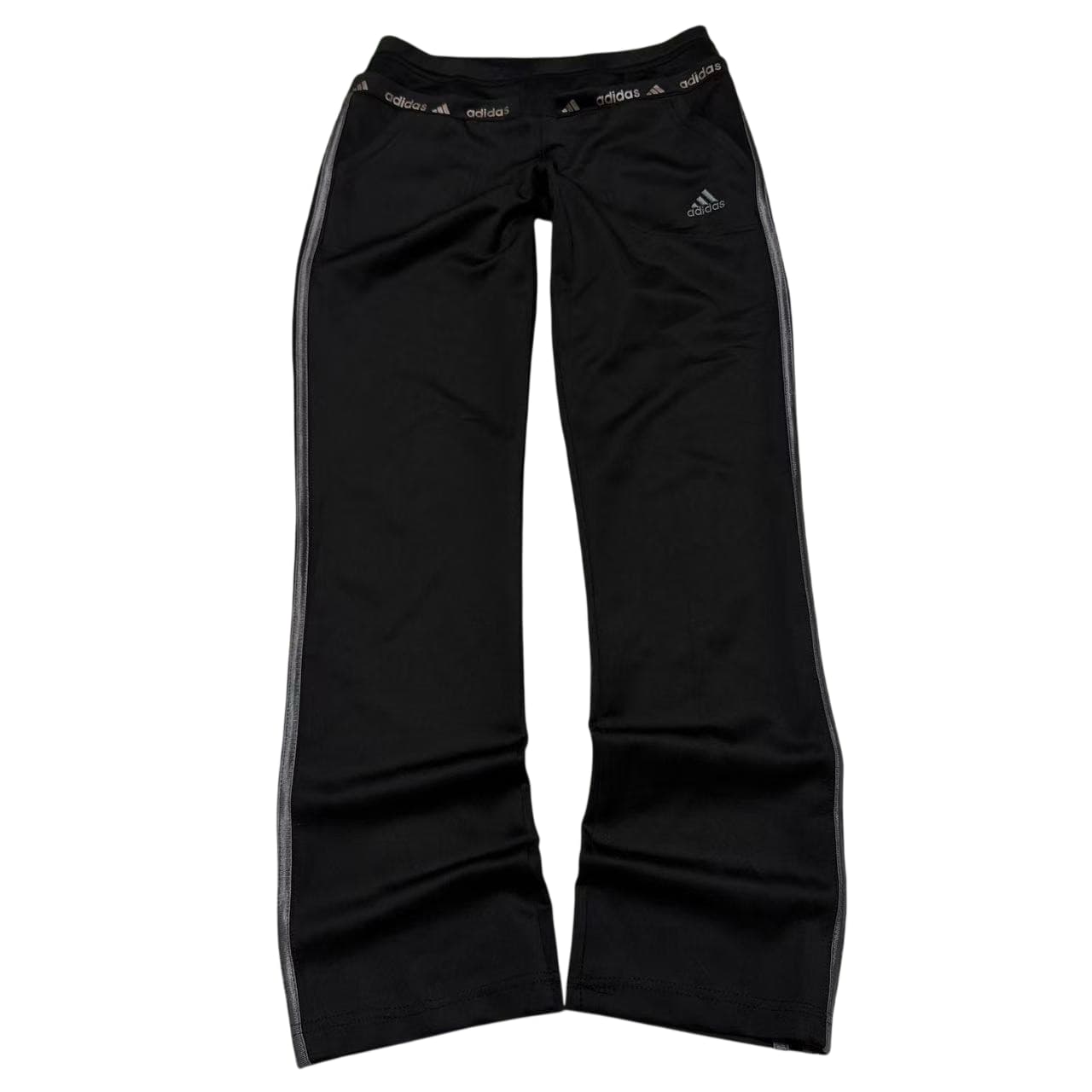 Adidas Women's Black Logo Waistband Track Pants L — photo 1 of 11
