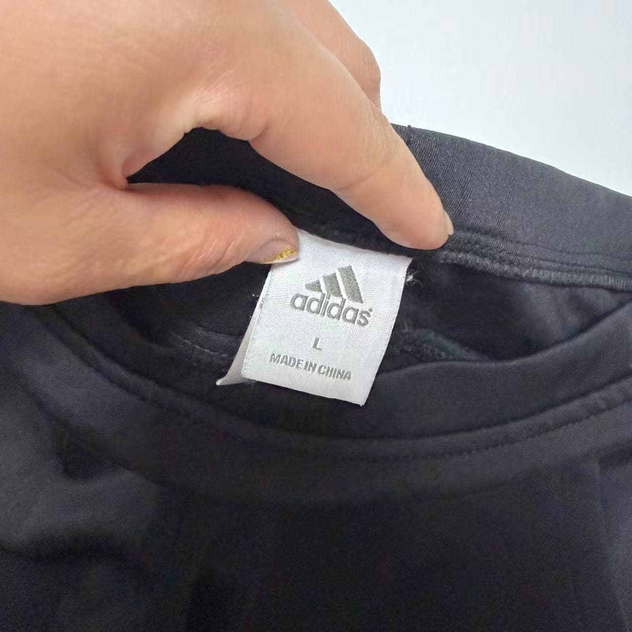 Adidas Women's Black Logo Waistband Track Pants L — photo 3 of 11