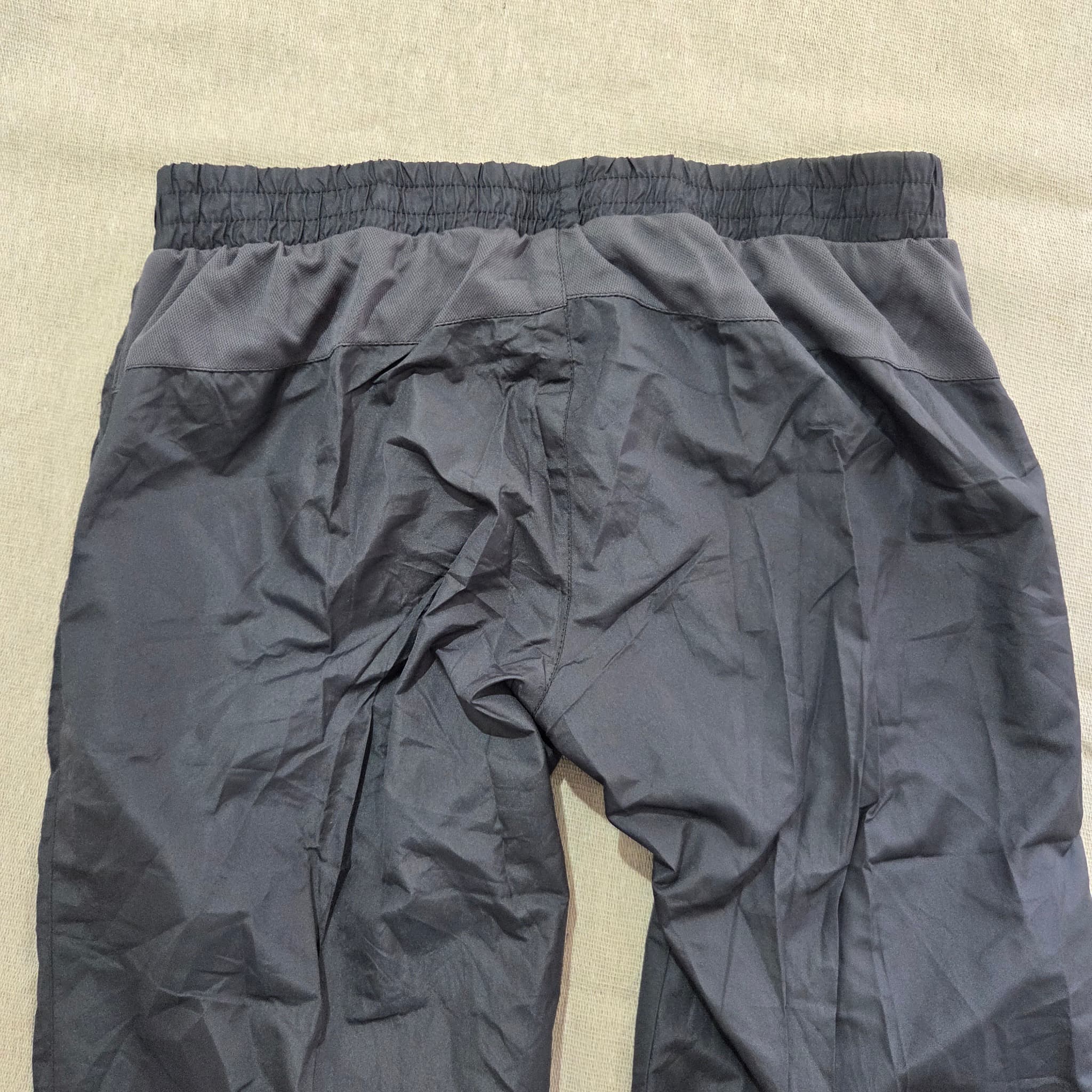 Adidas Women's Black Nylon Track Pants Baggy Vintage 2000s Release — photo 5 of 9
