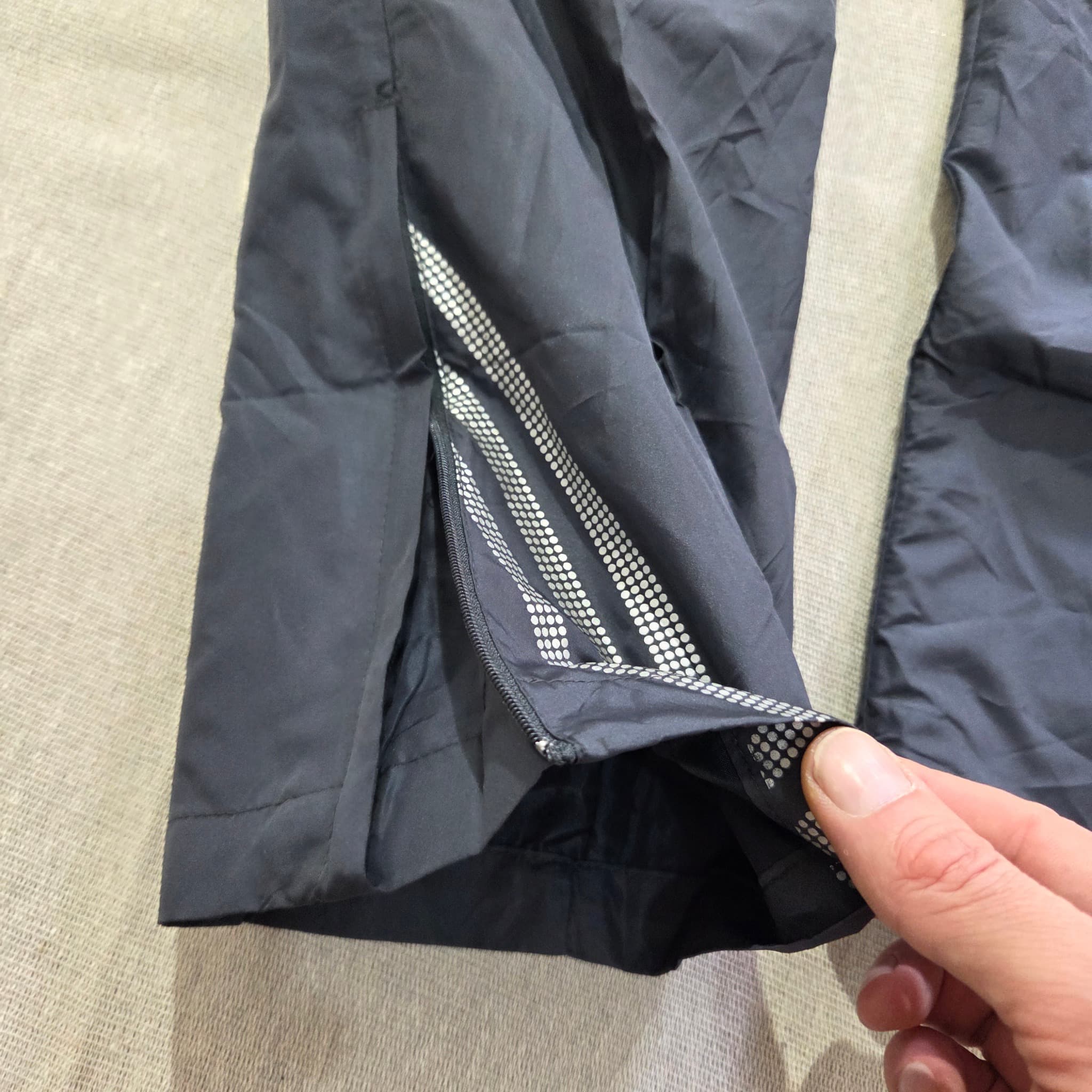 Adidas Women's Black Nylon Track Pants Baggy Vintage 2000s Release — photo 6 of 9