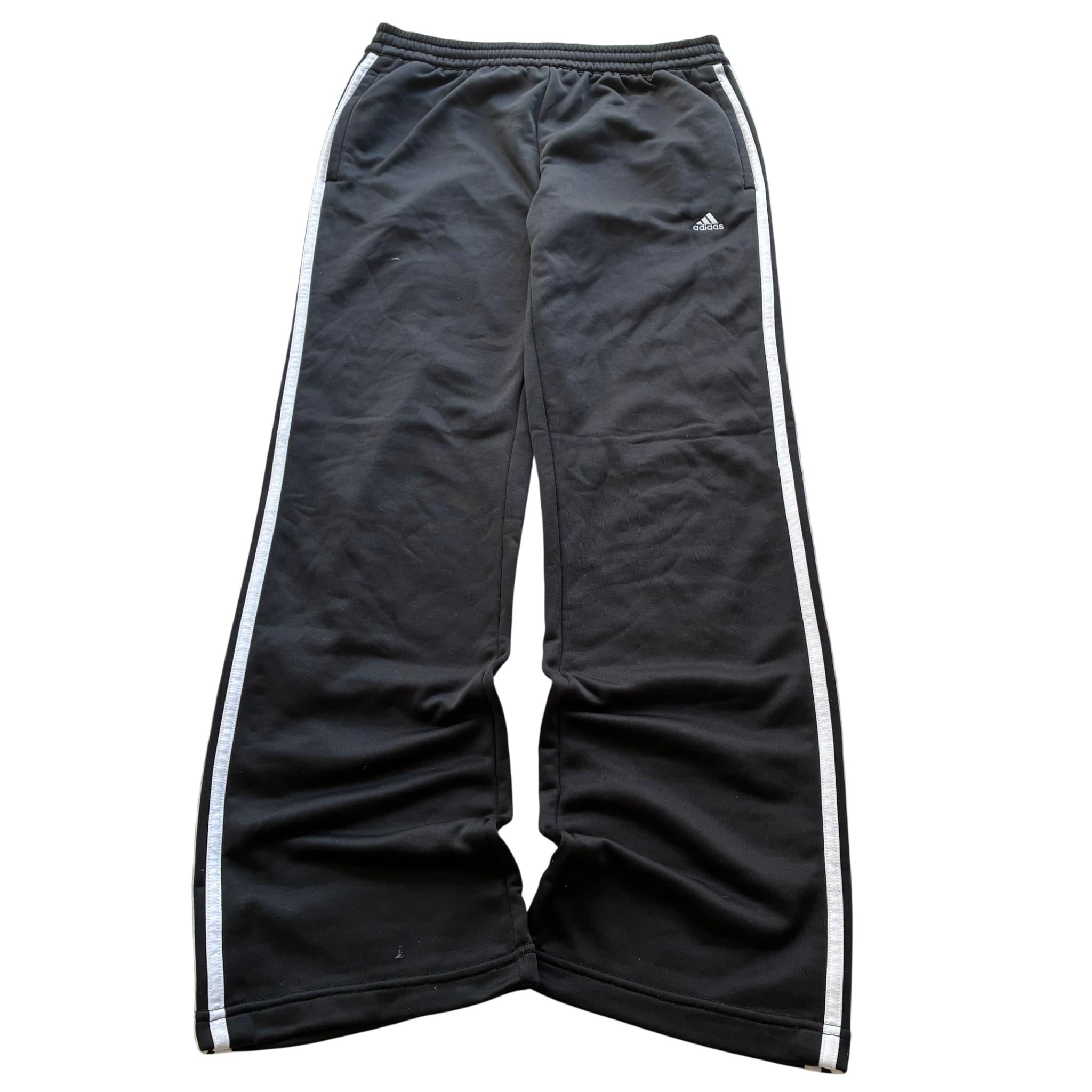Adidas Women's Black Wide Leg Tricot Track Pants Size S — photo 1 of 6