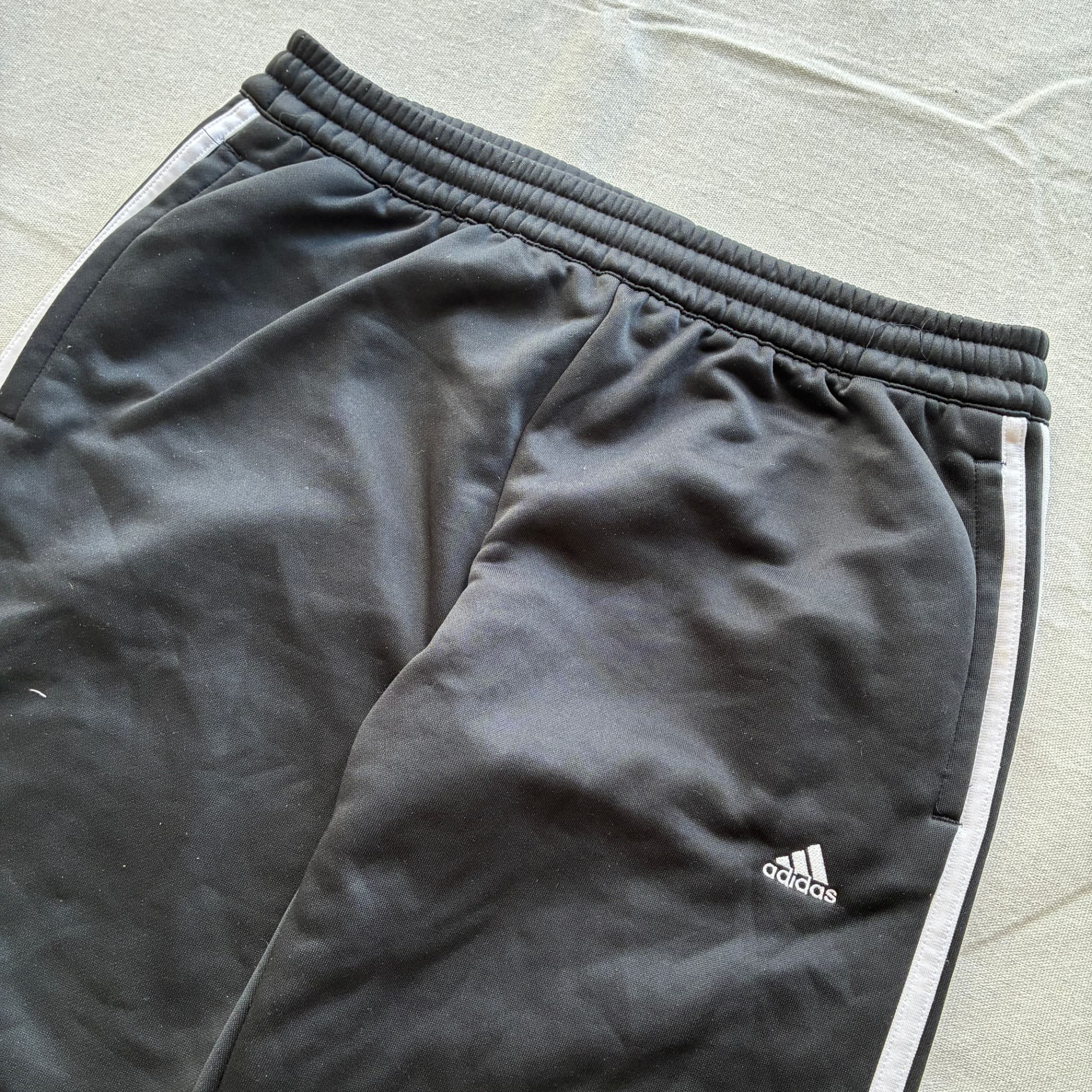 Adidas Women's Black Wide Leg Tricot Track Pants Size S — photo 3 of 6