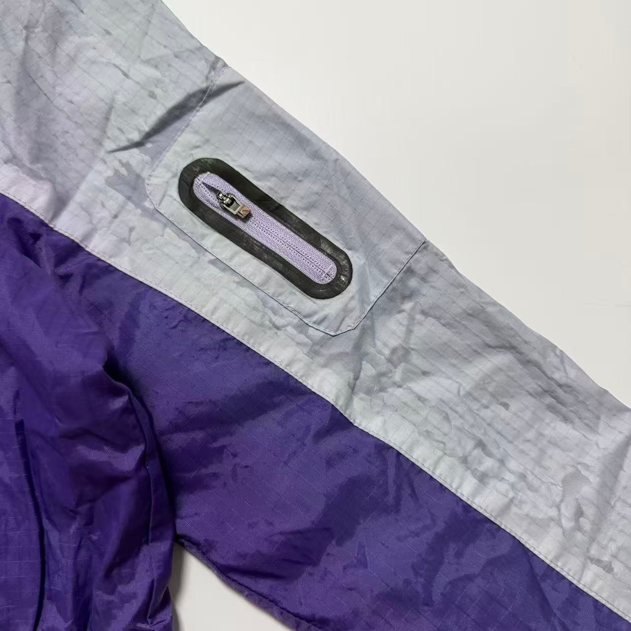 Adidas Women's Purple Grey Windbreaker Jacket — photo 4 of 9