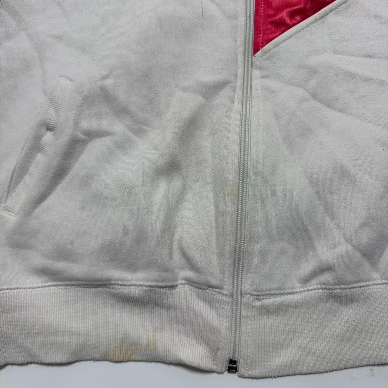 Adidas Y2K White Pink Lime Green Track Jacket XL — photo 8 of 11