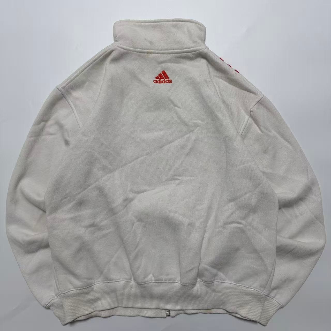 Adidas Y2K White Pink Lime Green Track Jacket XL — photo 3 of 11