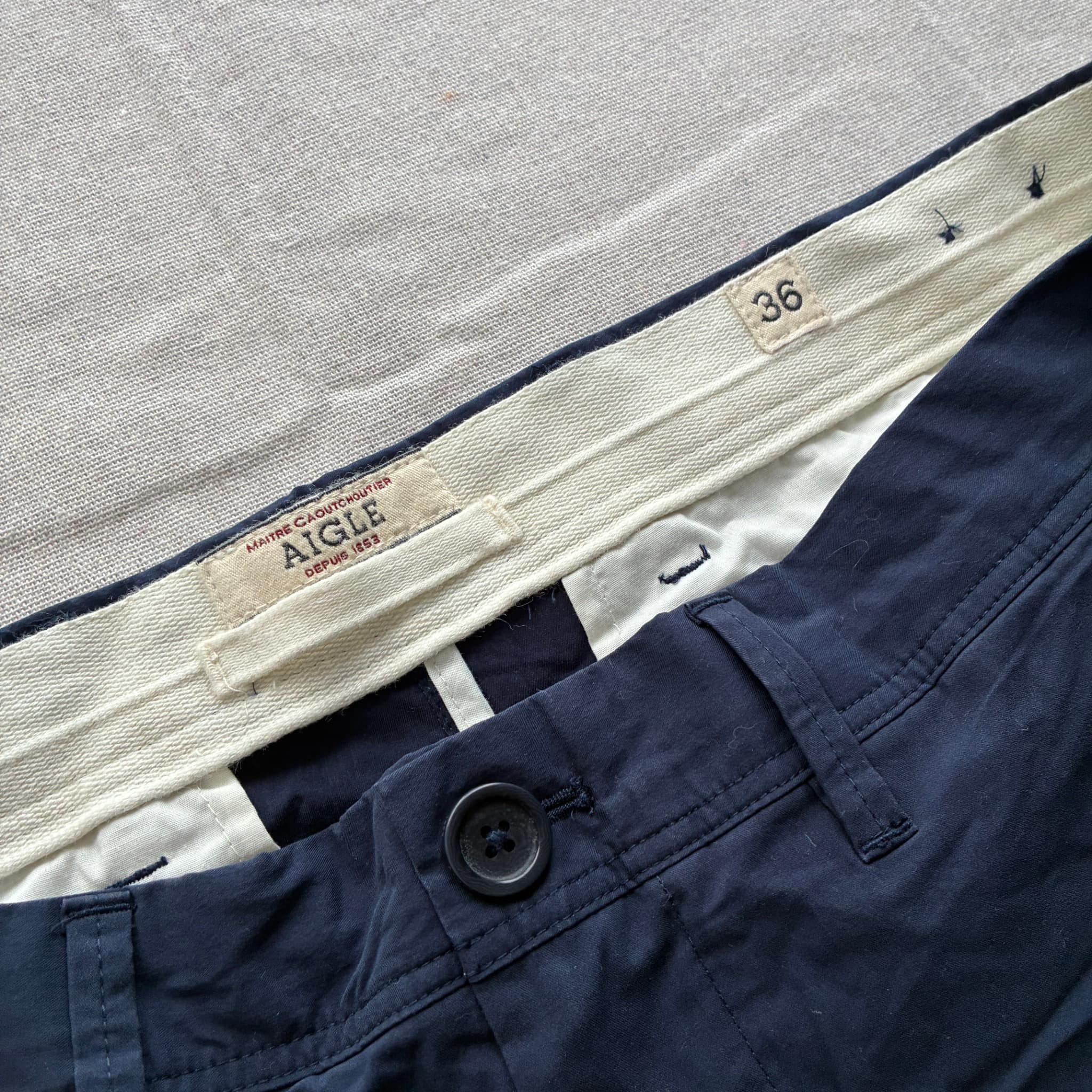 Aigle Navy Cargo Shorts Men's Size 36 — photo 4 of 8