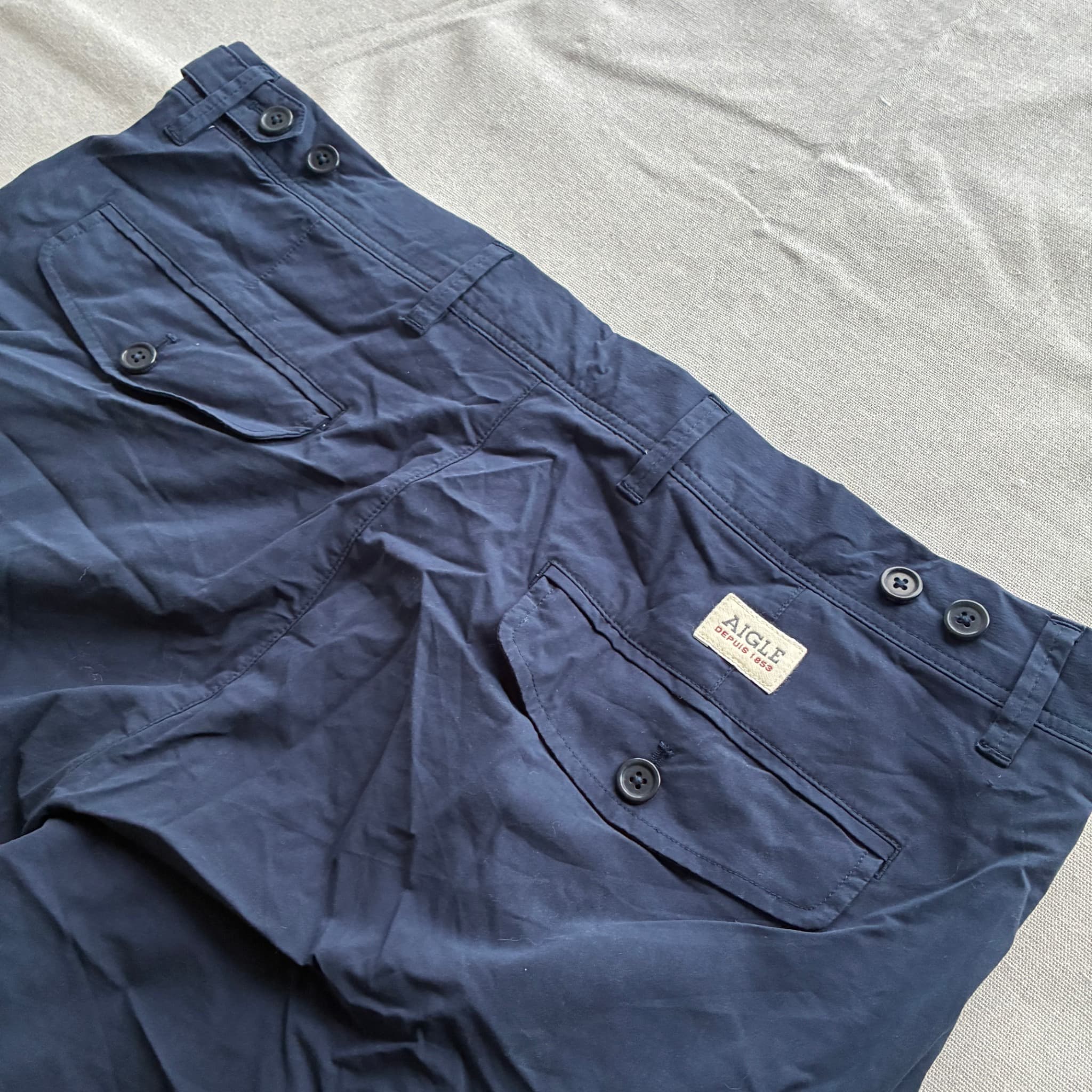 Aigle Navy Cargo Shorts Men's Size 36 — photo 6 of 8