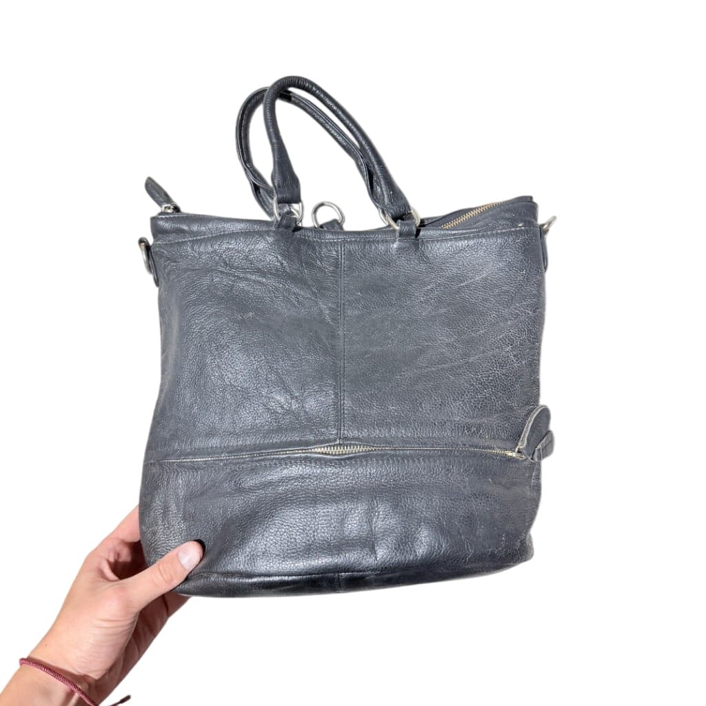 AllSaints Kita Leather Backpack Tote Bag Black — photo 1 of 4