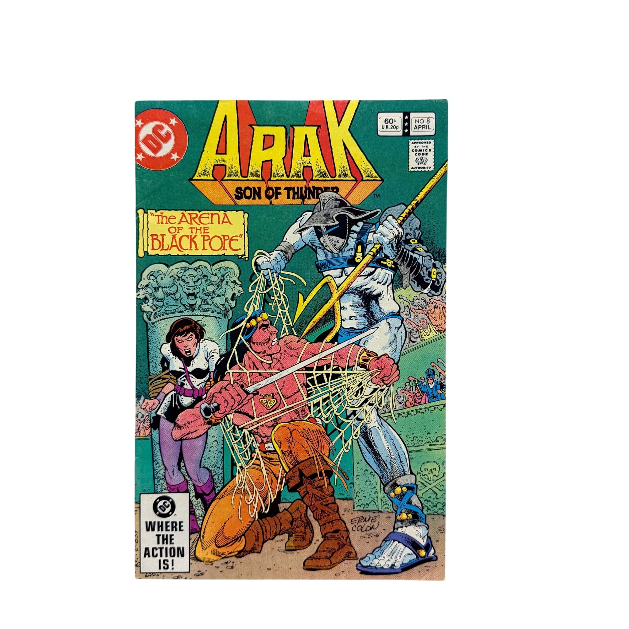 Arak, Son Of Thunder #8 (DC Comics, April 1982) Vintage Comic Book — photo 1 of 10