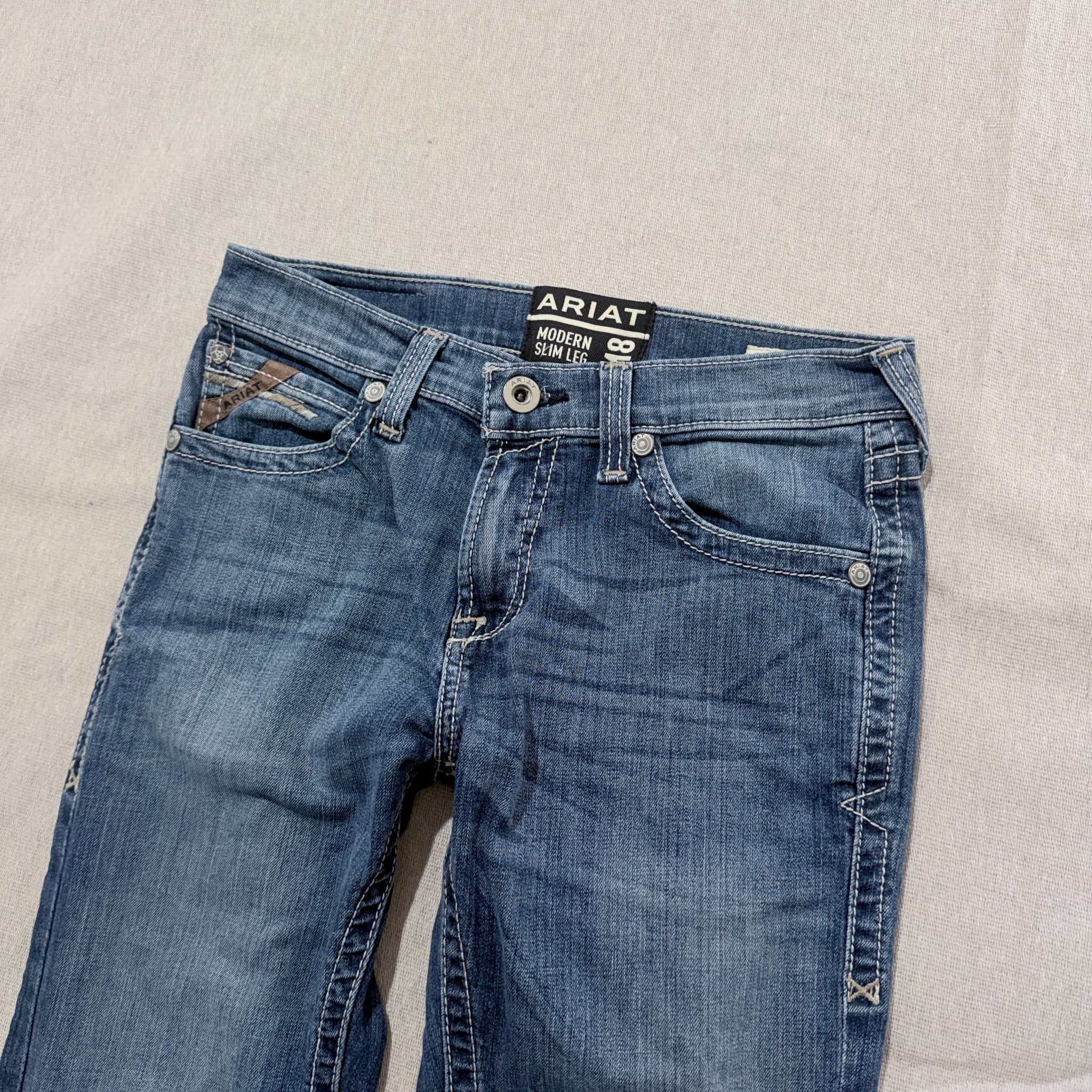 Ariat Modern Slim Leg Jeans Blue — photo 3 of 8