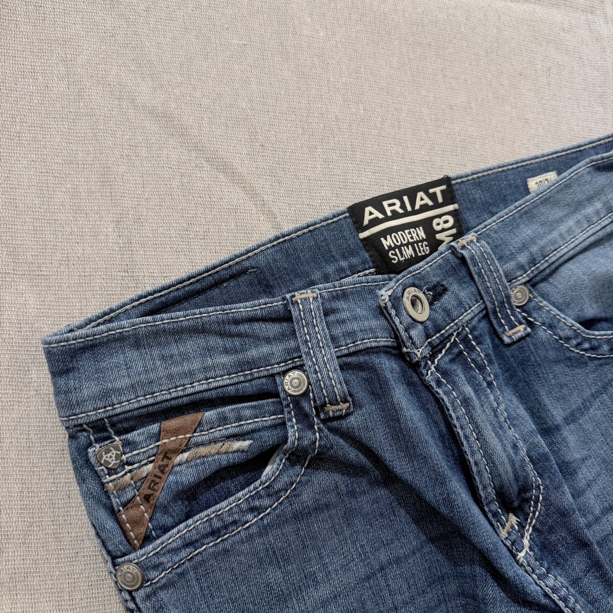 Ariat Modern Slim Leg Jeans Blue — photo 4 of 8