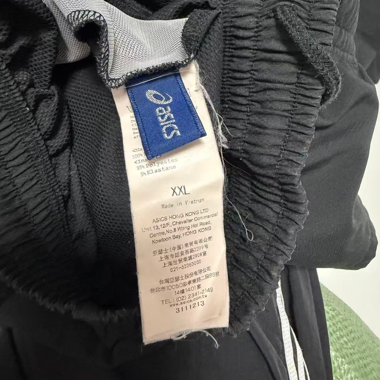 Asics Black Gold Logo Track Pants XXL — photo 3 of 12