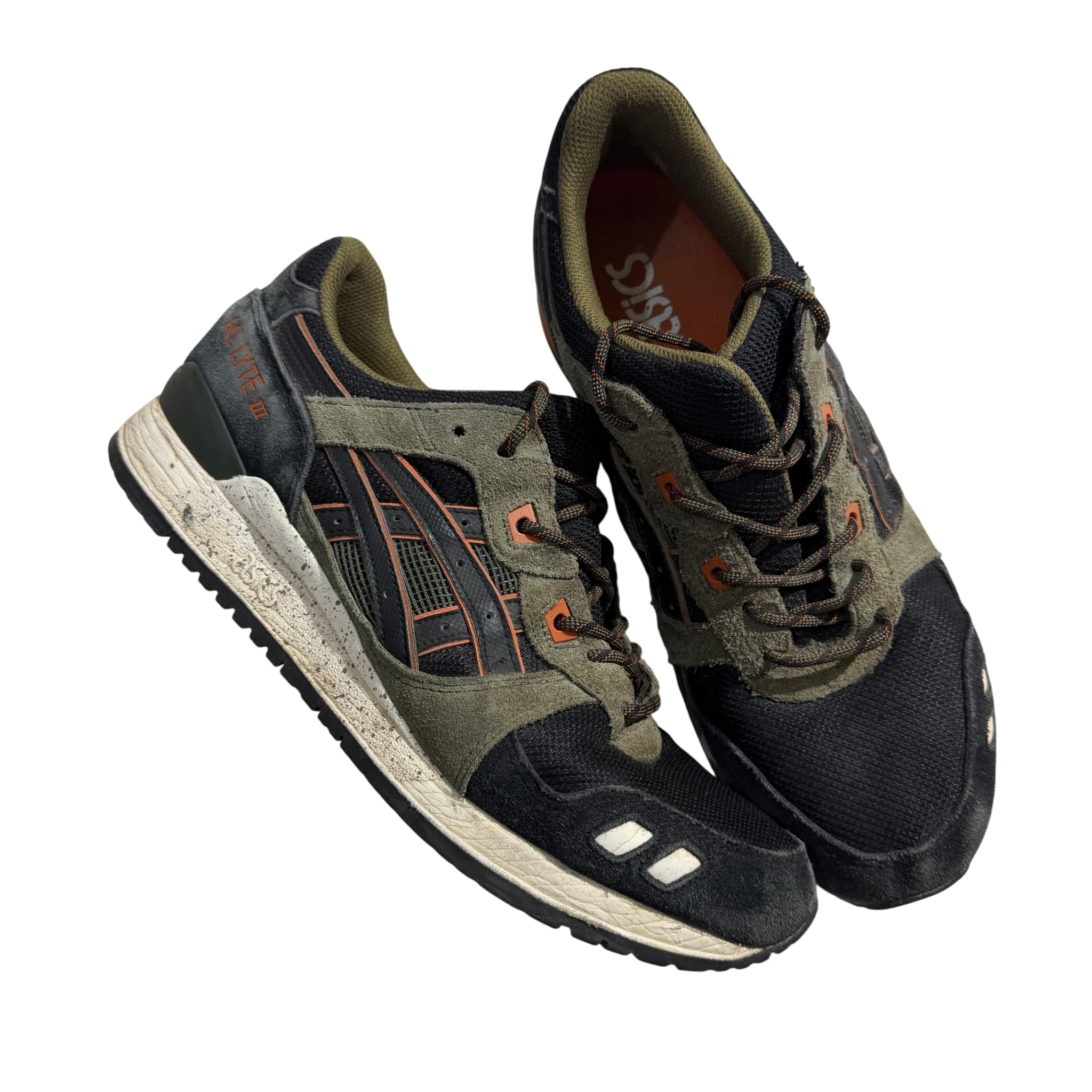 Asics Gel-Lyte III Olive Black Trail Pack Sneakers Size 11 US — photo 1 of 7