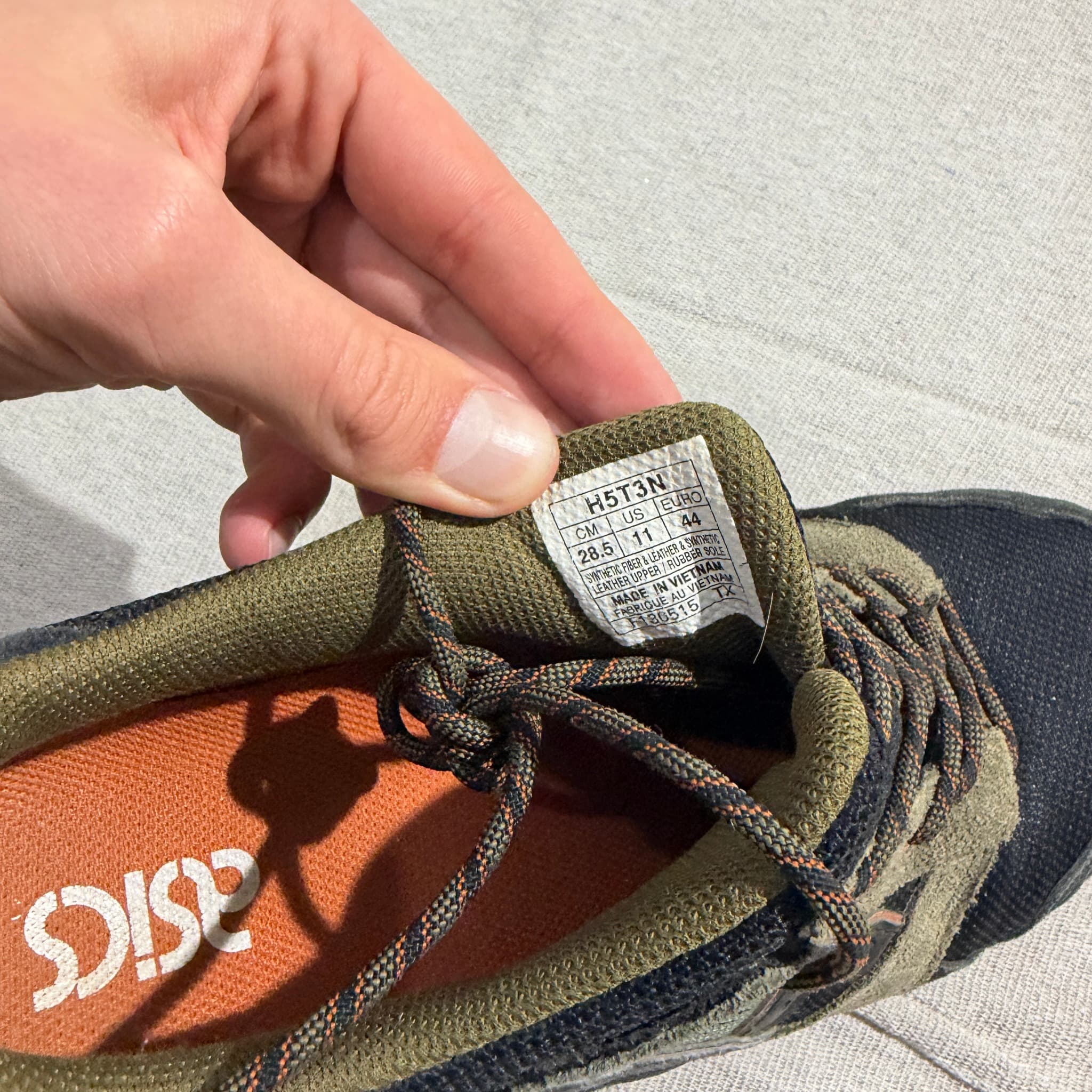 Asics Gel-Lyte III Olive Black Trail Pack Sneakers Size 11 US — photo 5 of 7