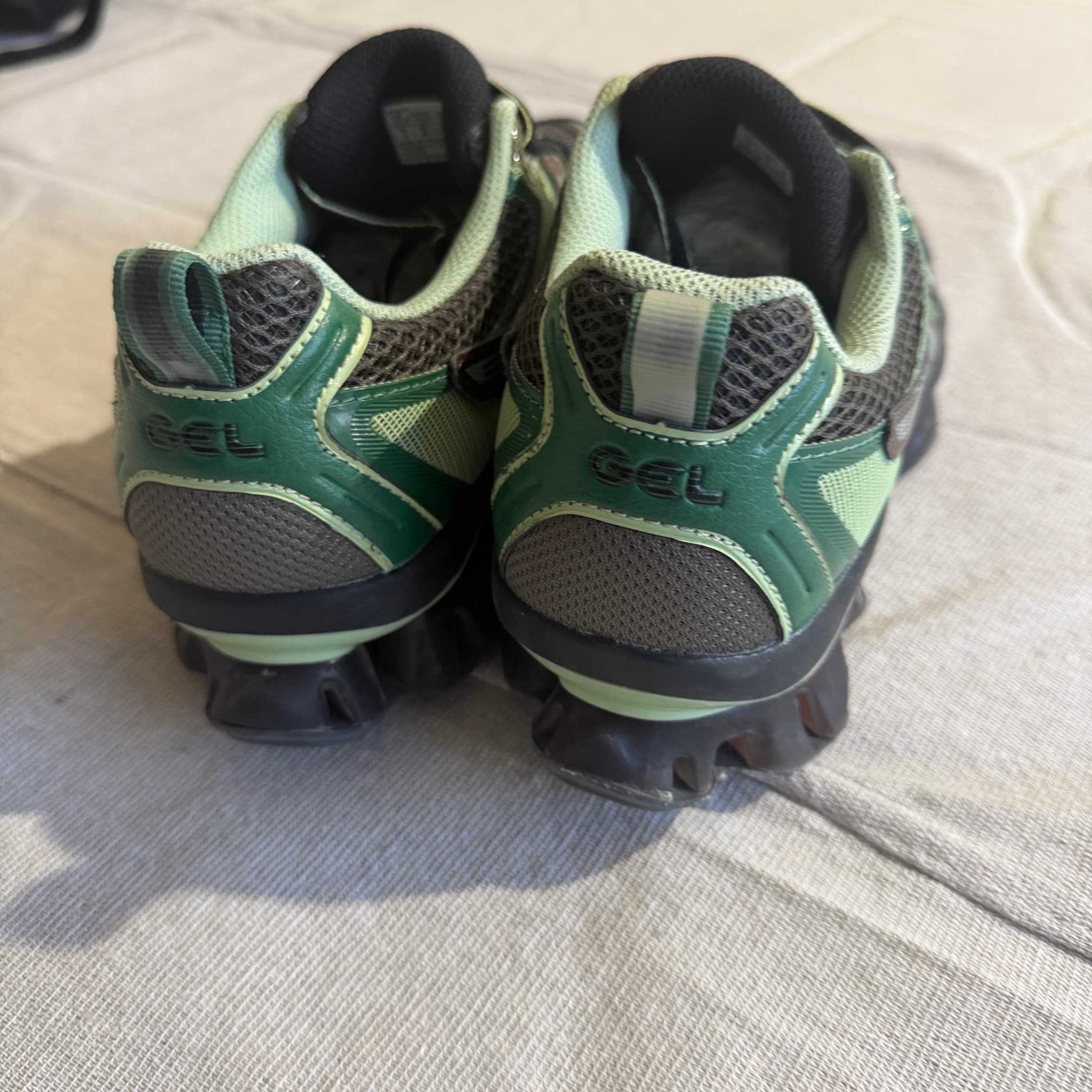 Asics Gel-Quantum Kinetic Sneakers Green Brown US 9 — photo 4 of 10
