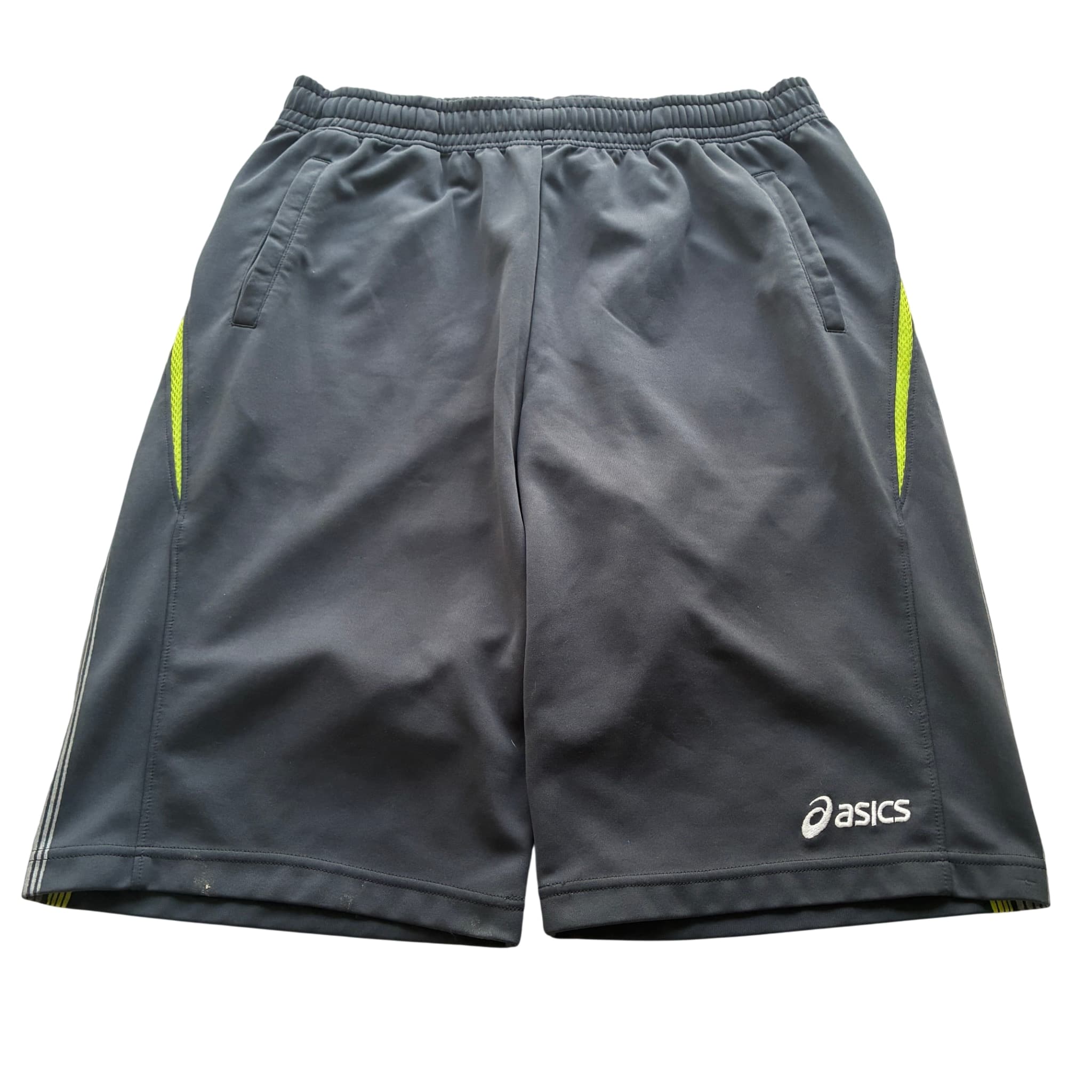 Asics Men's Athletic Training Shorts Black Neon Green — photo 1 of 7