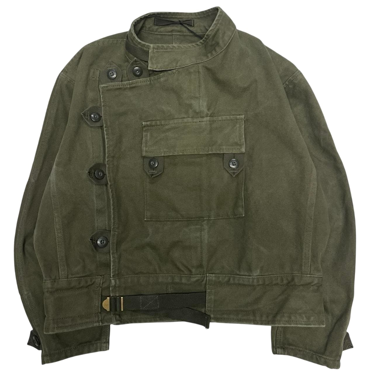 AW03 Paper Doll Military Biker Jacket Olive Green — photo 1 of 8