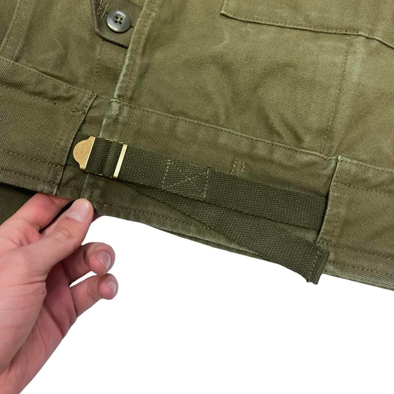 AW03 Paper Doll Military Biker Jacket Olive Green — photo 4 of 8