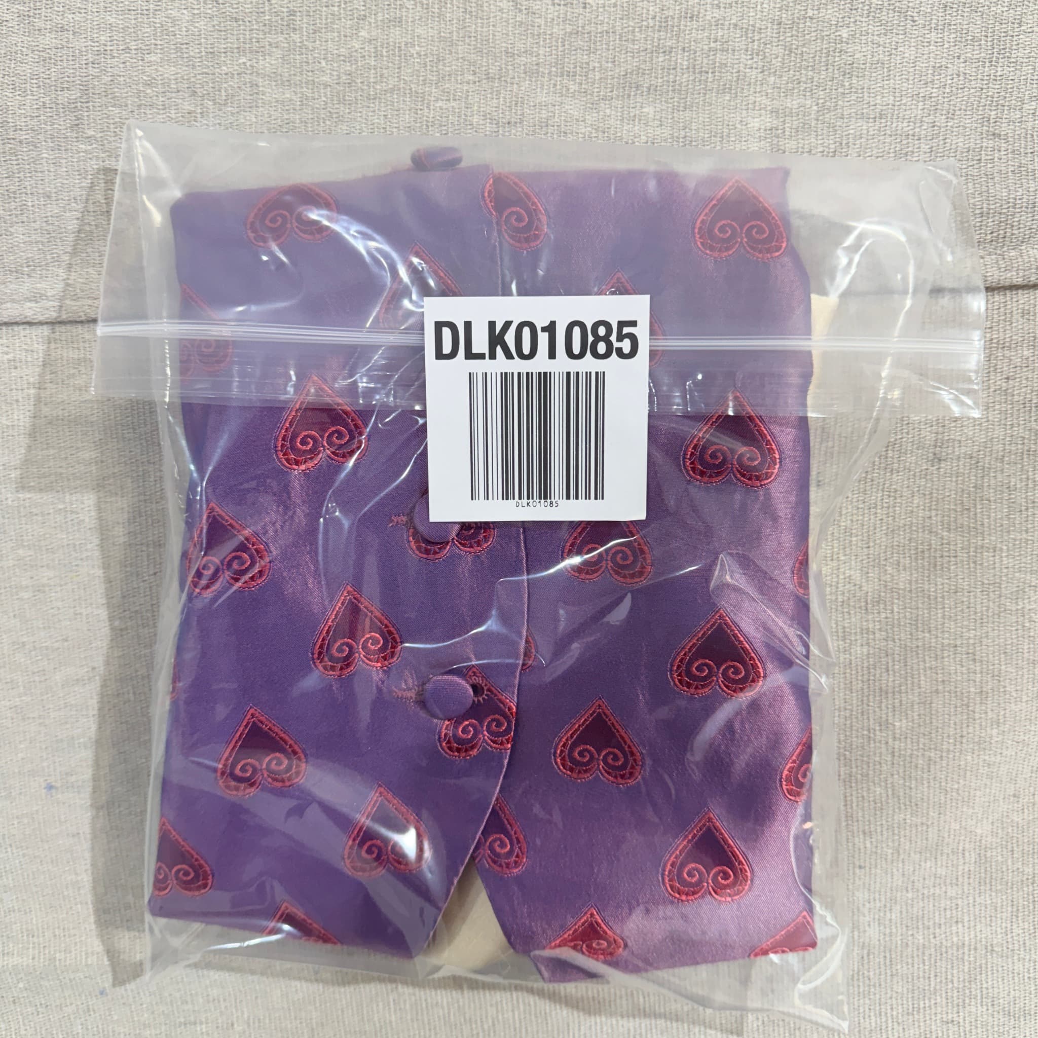 Balmain Paris Purple Heart Print Silk Vest Men's Size L — photo 7 of 7