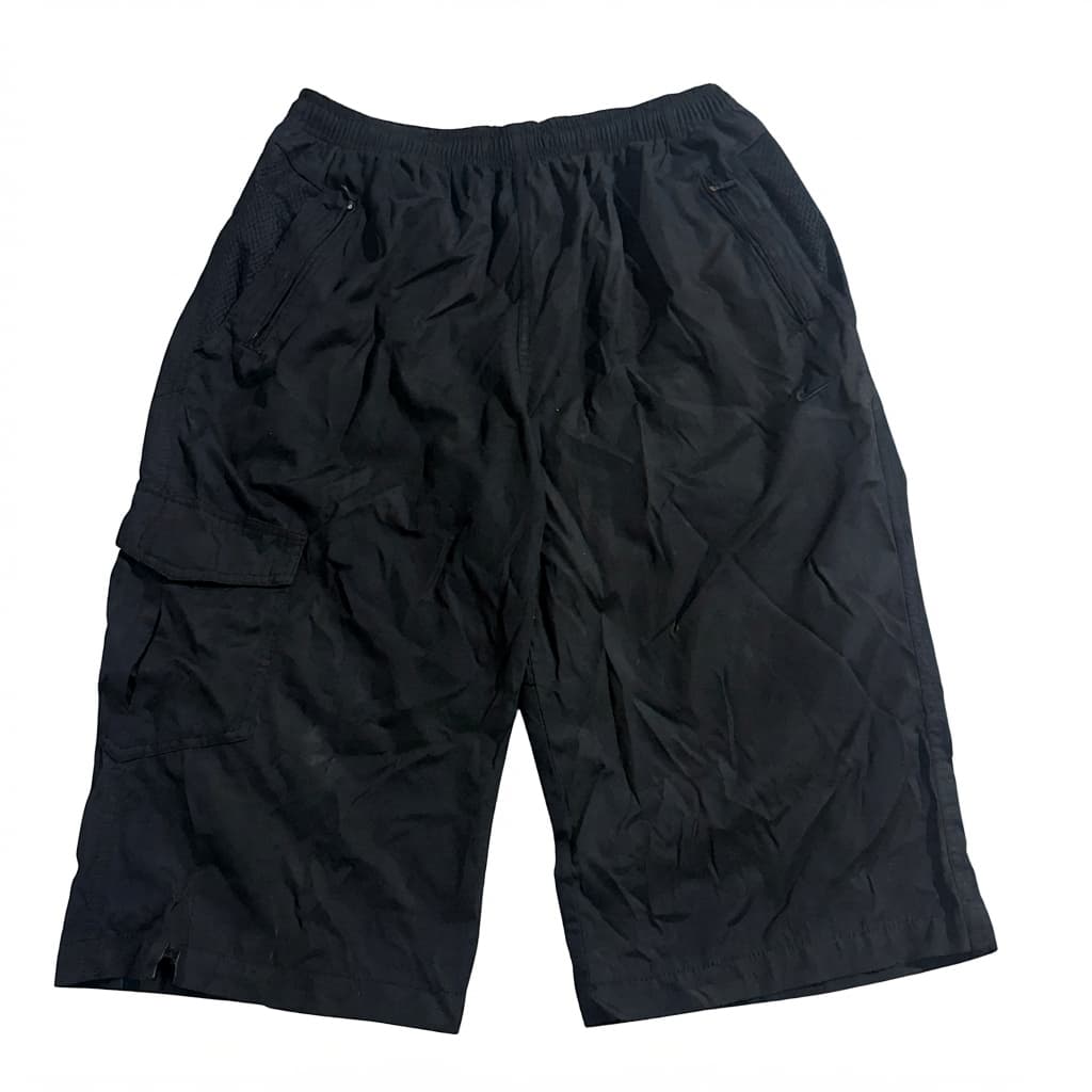 Black Cargo Athletic Shorts — photo 1 of 6