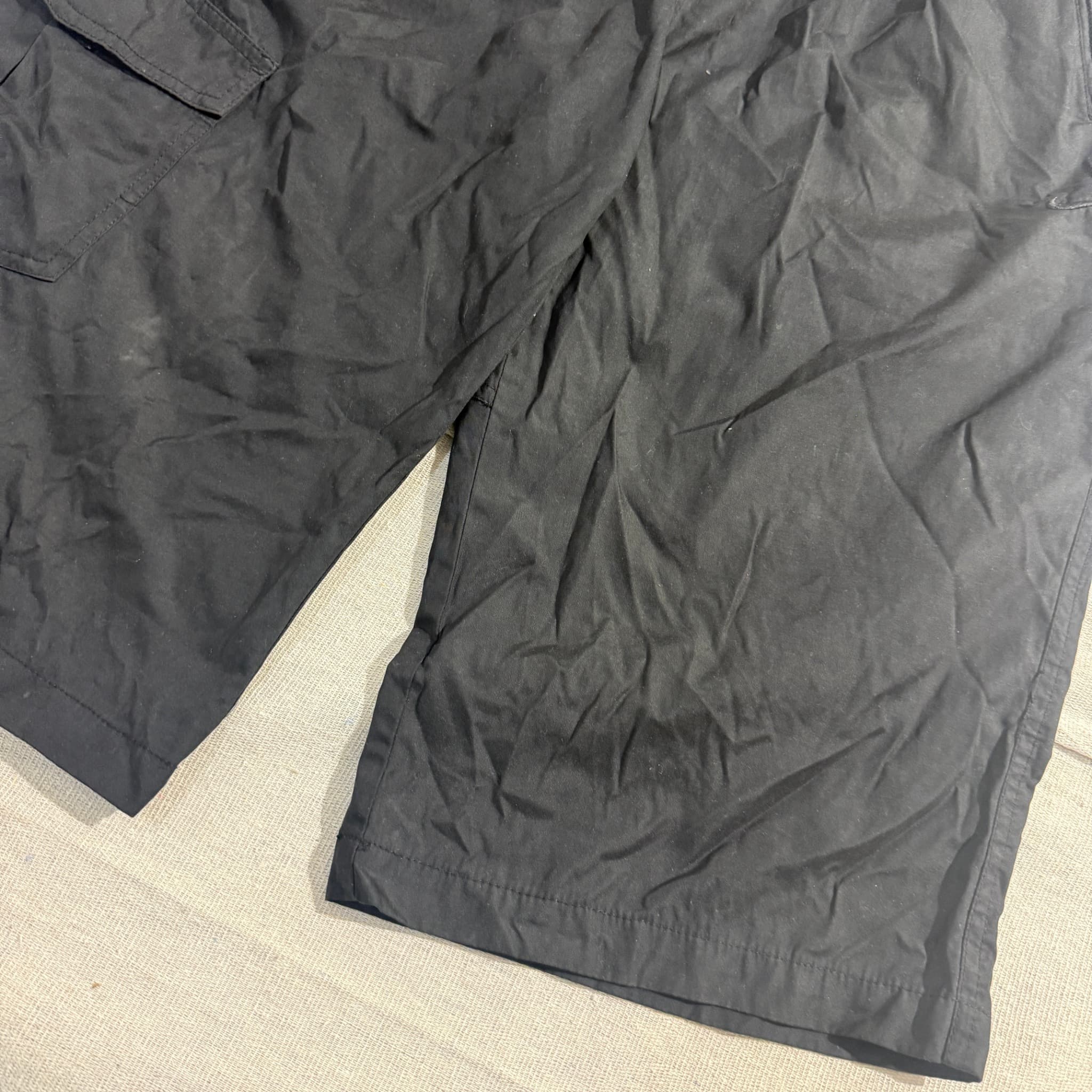 Black Cargo Athletic Shorts — photo 2 of 6