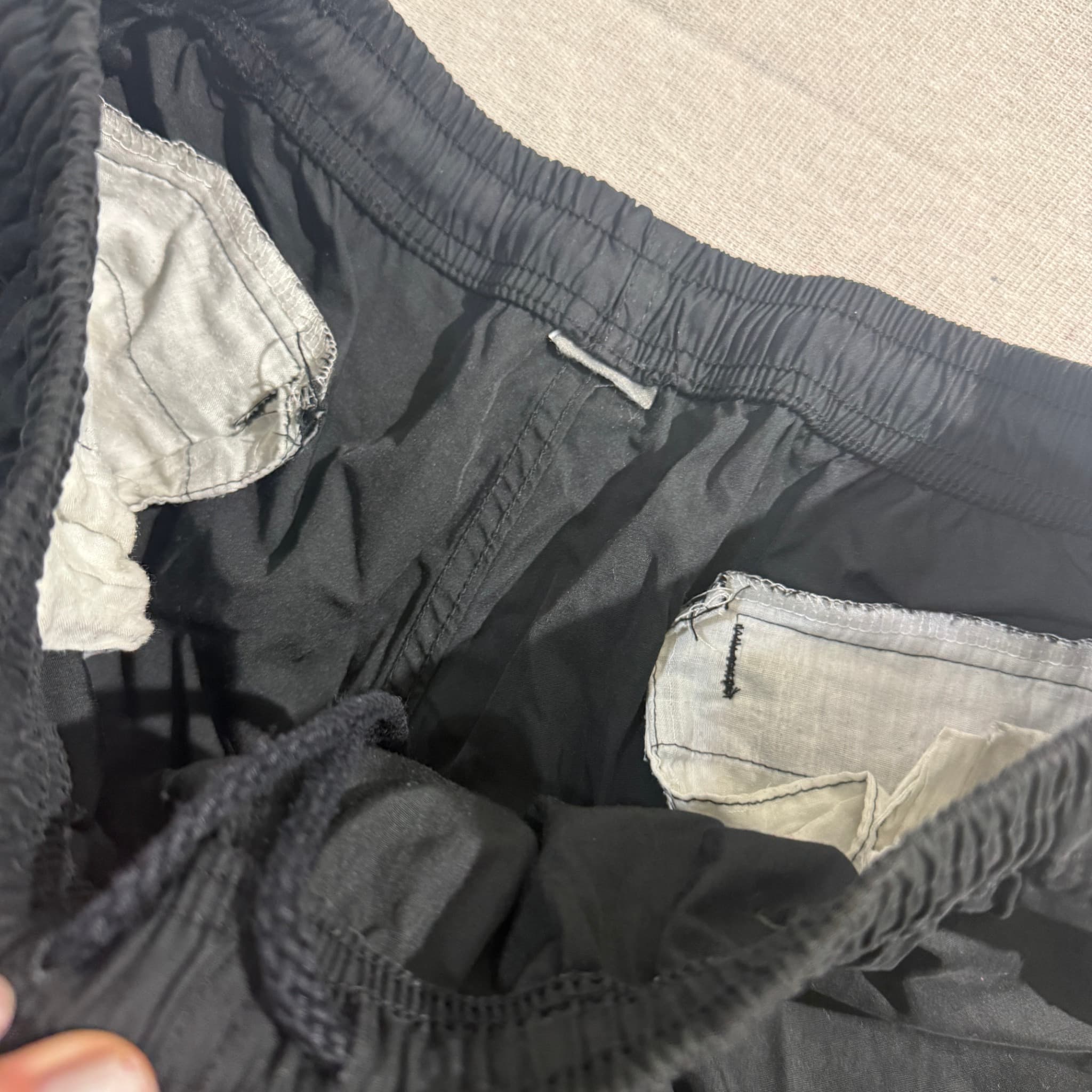 Black Cargo Athletic Shorts — photo 4 of 6