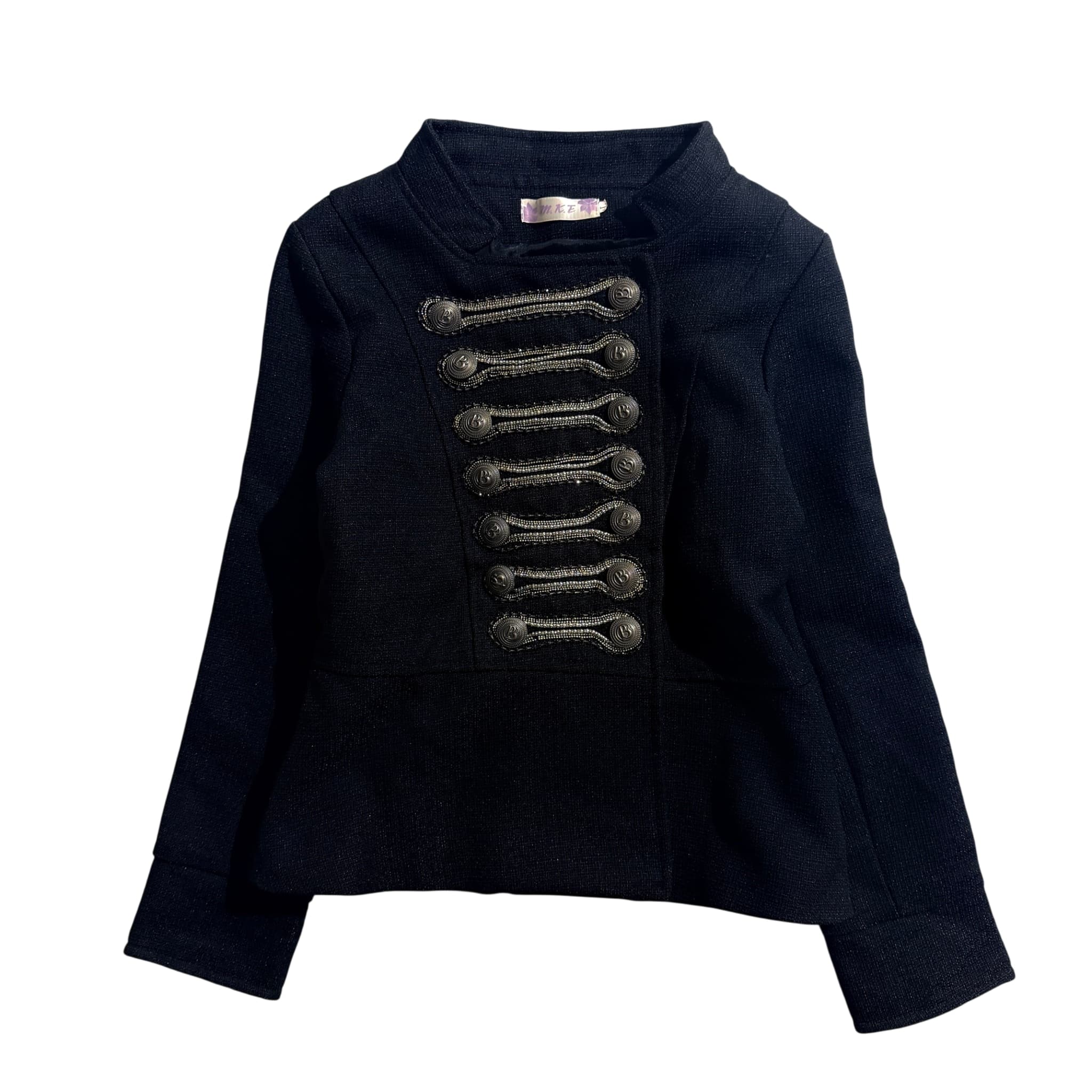 Black Military Style Jacket — photo 1 of 9