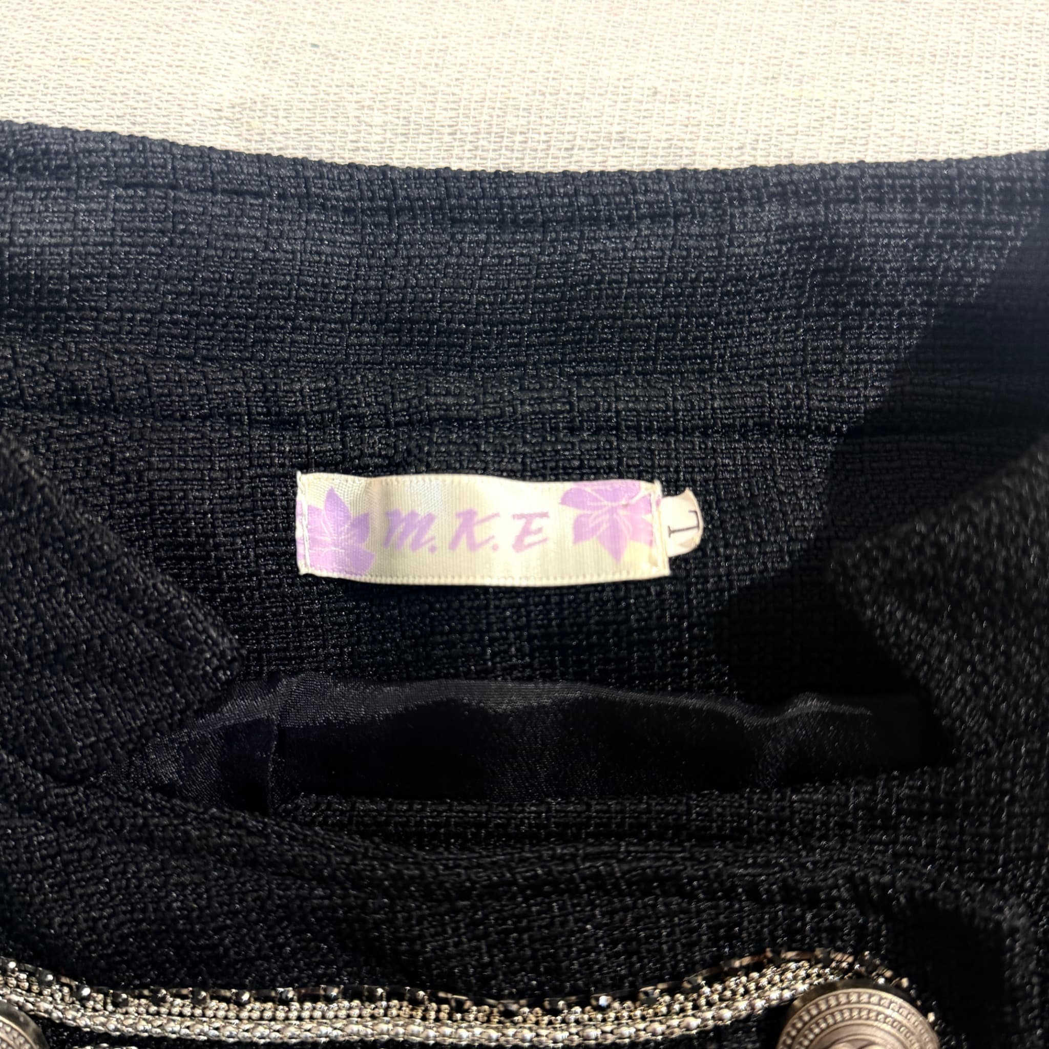 Black Military Style Jacket — photo 6 of 9