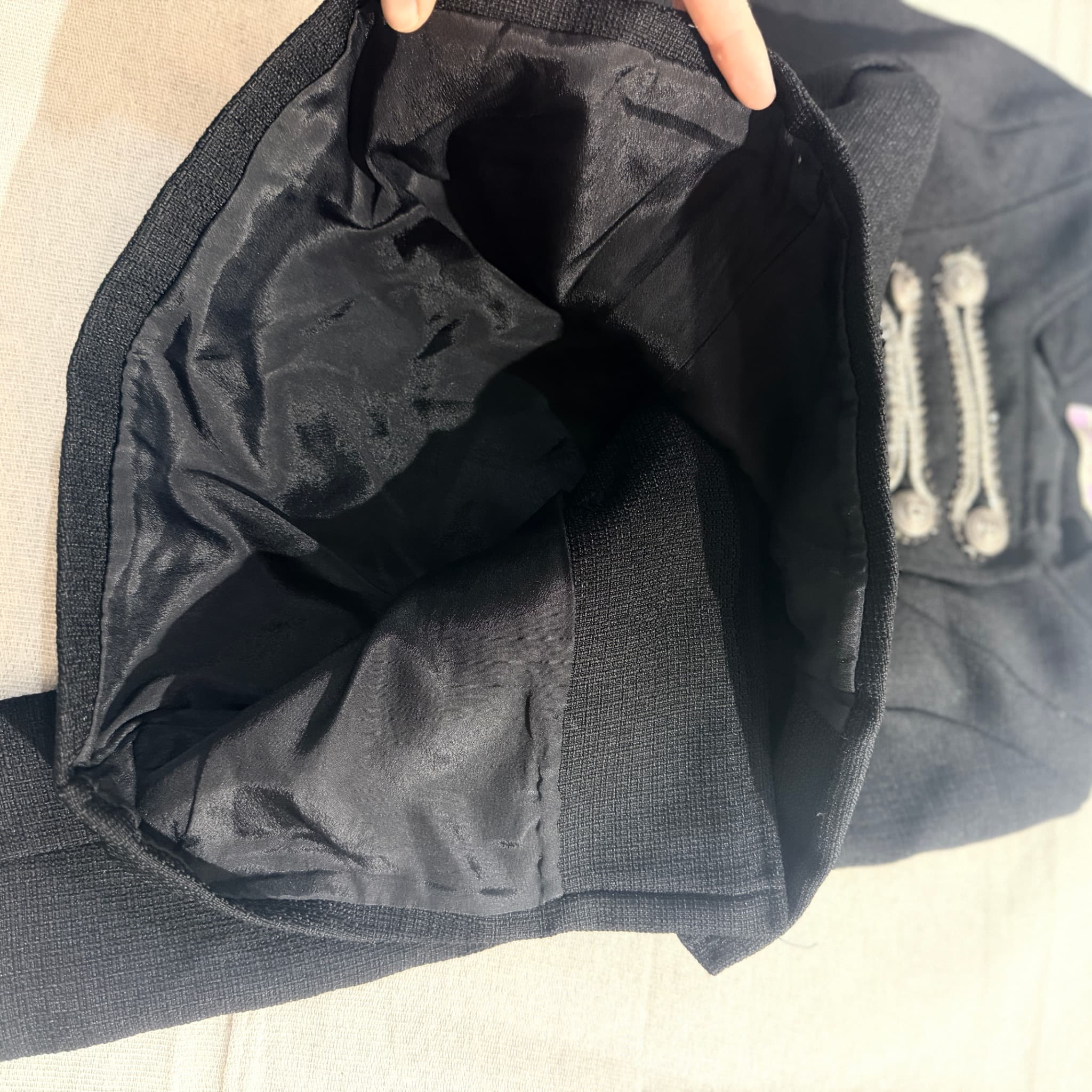 Black Military Style Jacket — photo 7 of 9