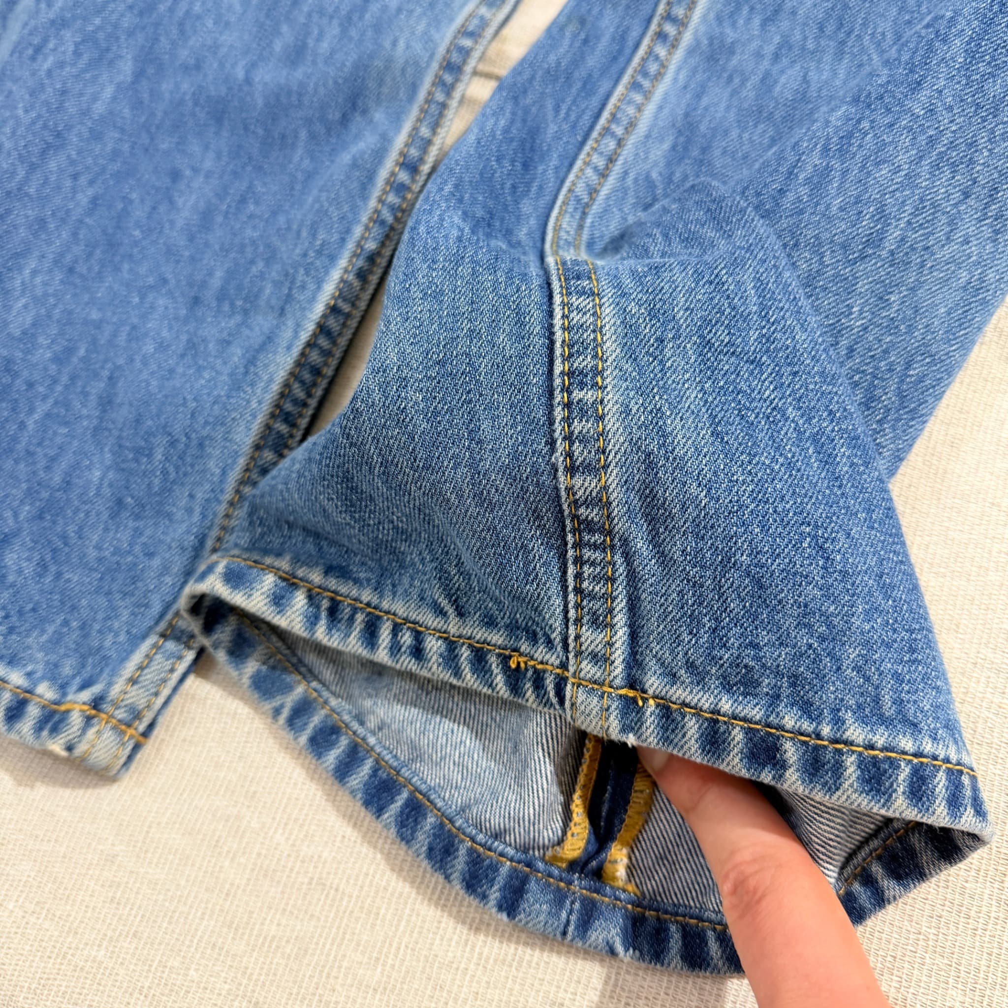Blue Denim Jeans Baggy Vintage 2000s Release Size 48 — photo 2 of 7