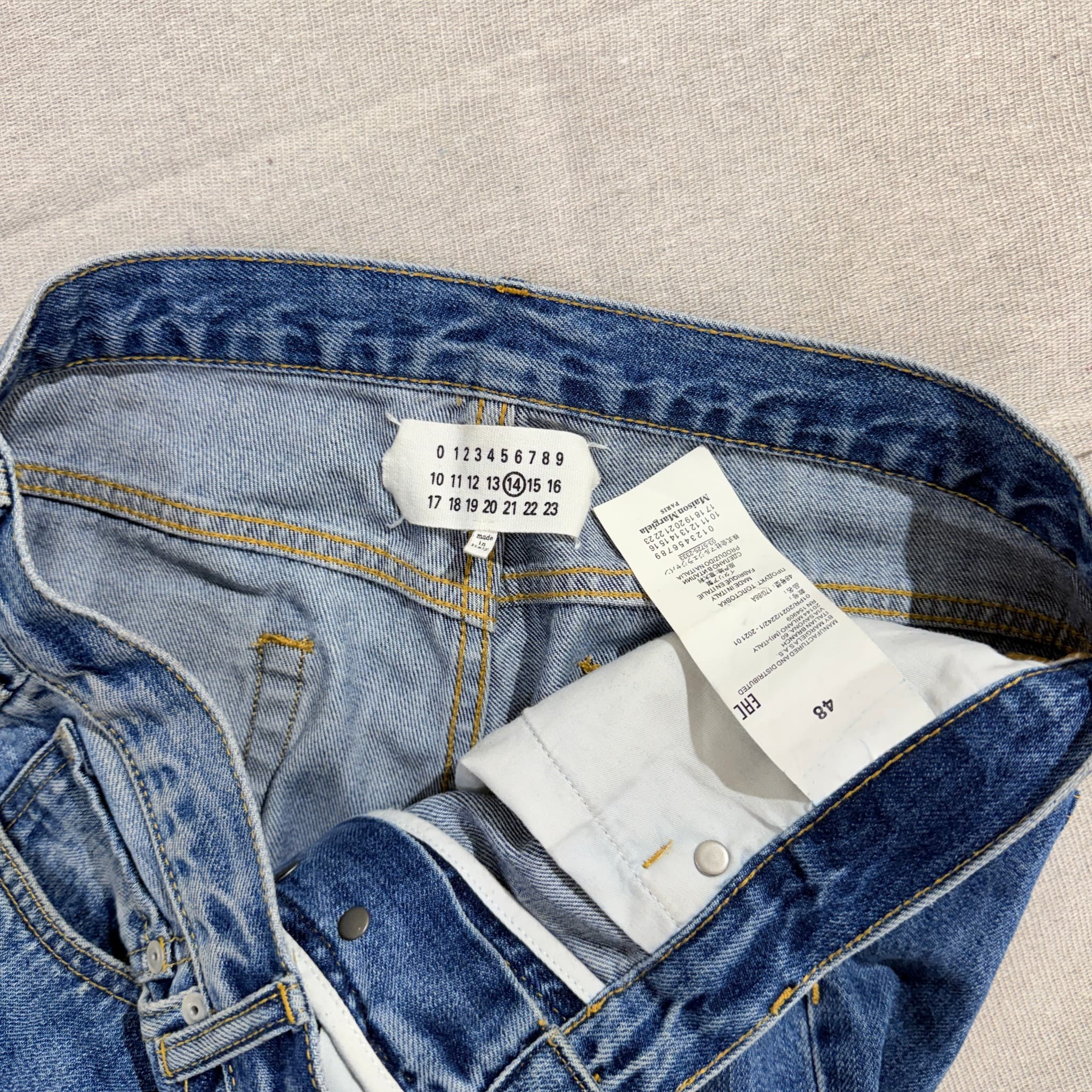 Blue Denim Jeans Baggy Vintage 2000s Release Size 48 — photo 4 of 7