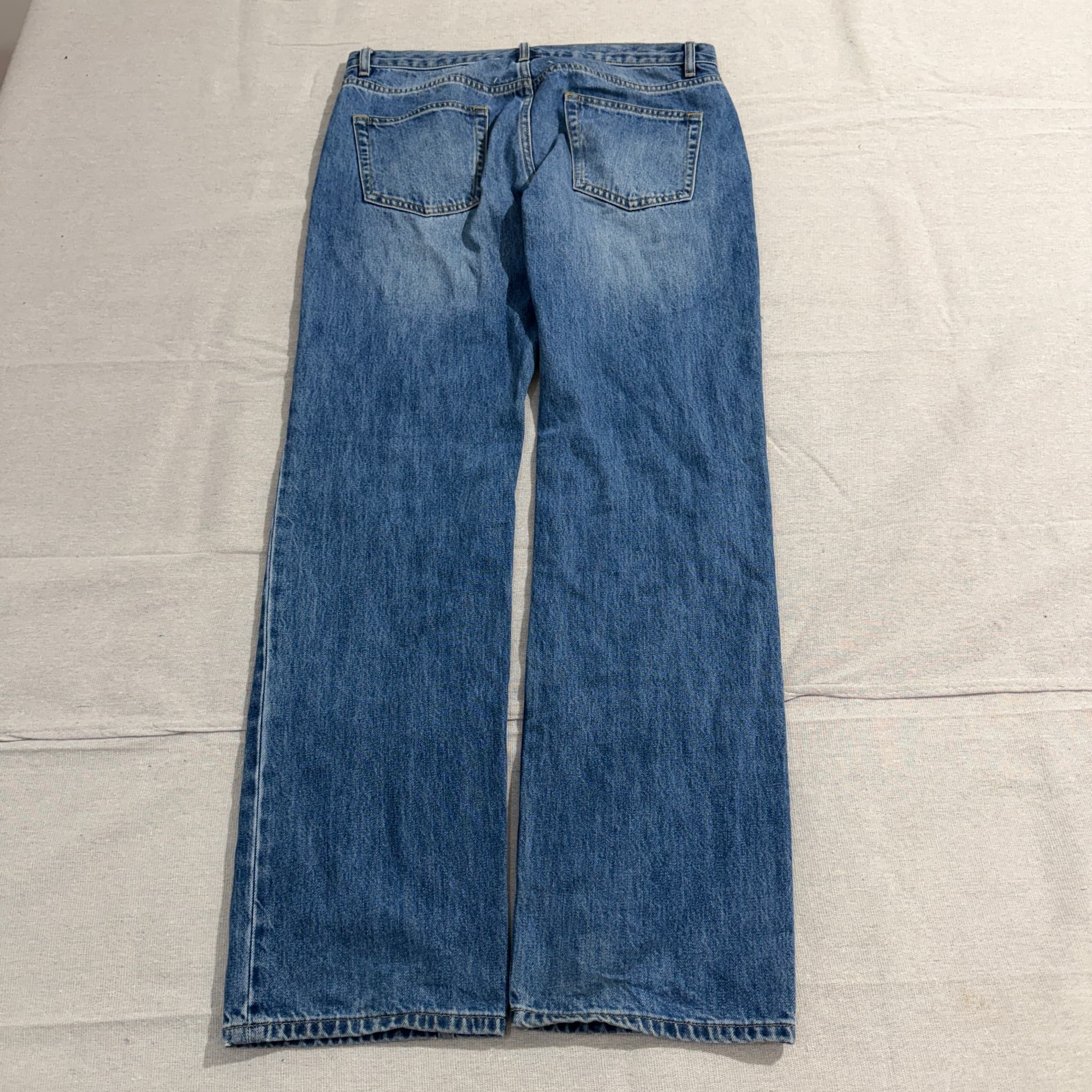 Blue Denim Jeans Baggy Vintage 2000s Release Size 48 — photo 5 of 7