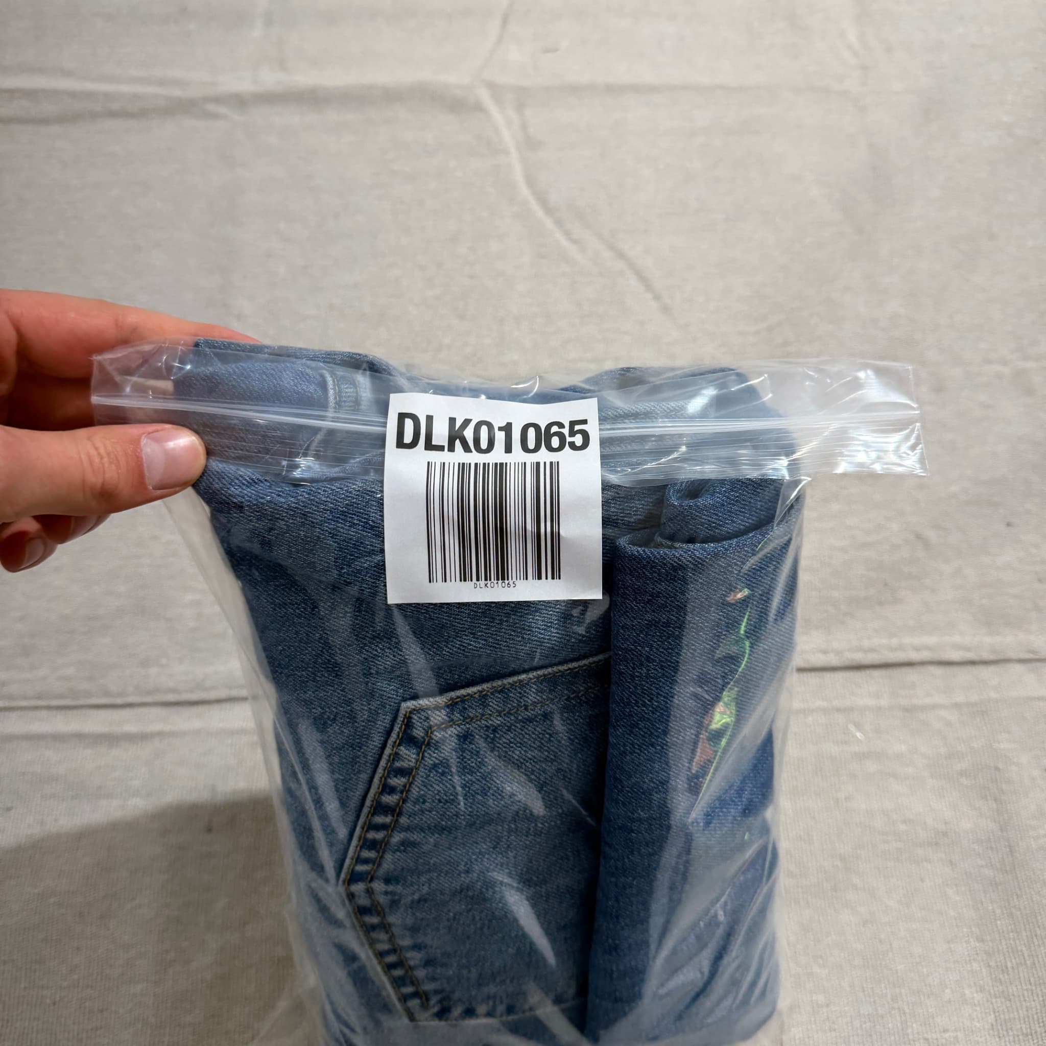 Blue Denim Jeans Baggy Vintage 2000s Release Size 48 — photo 7 of 7