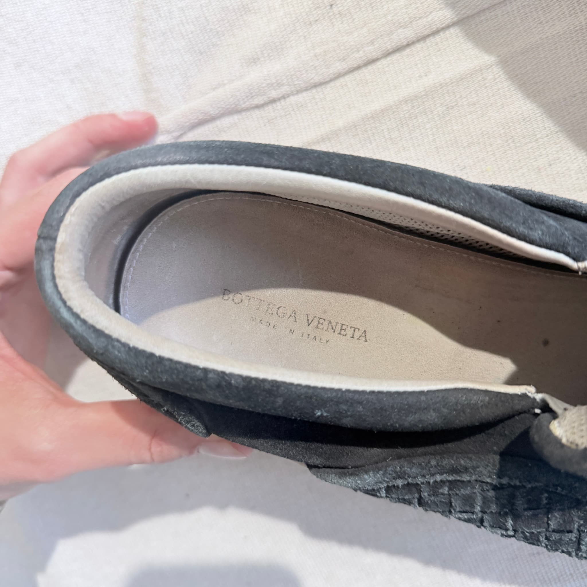 Bottega Veneta Intrecciato Suede Slip-On Sneakers — photo 5 of 8