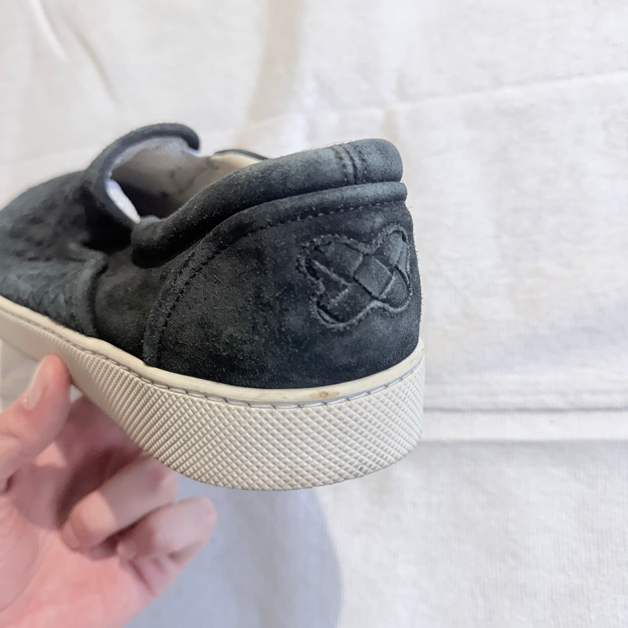 Bottega Veneta Intrecciato Suede Slip-On Sneakers — photo 7 of 8