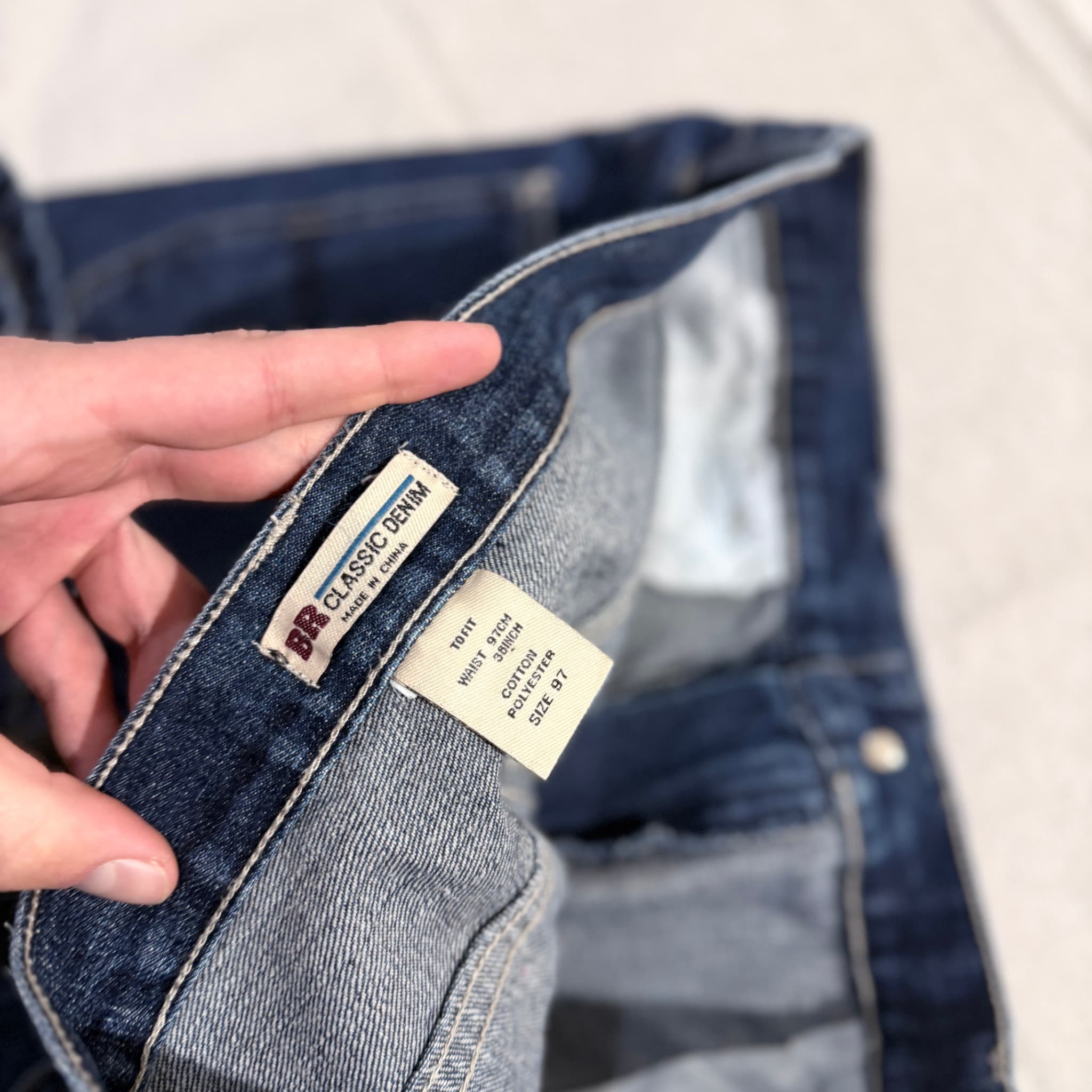 BR Men's Blue Jeans Size 97 — photo 5 of 6