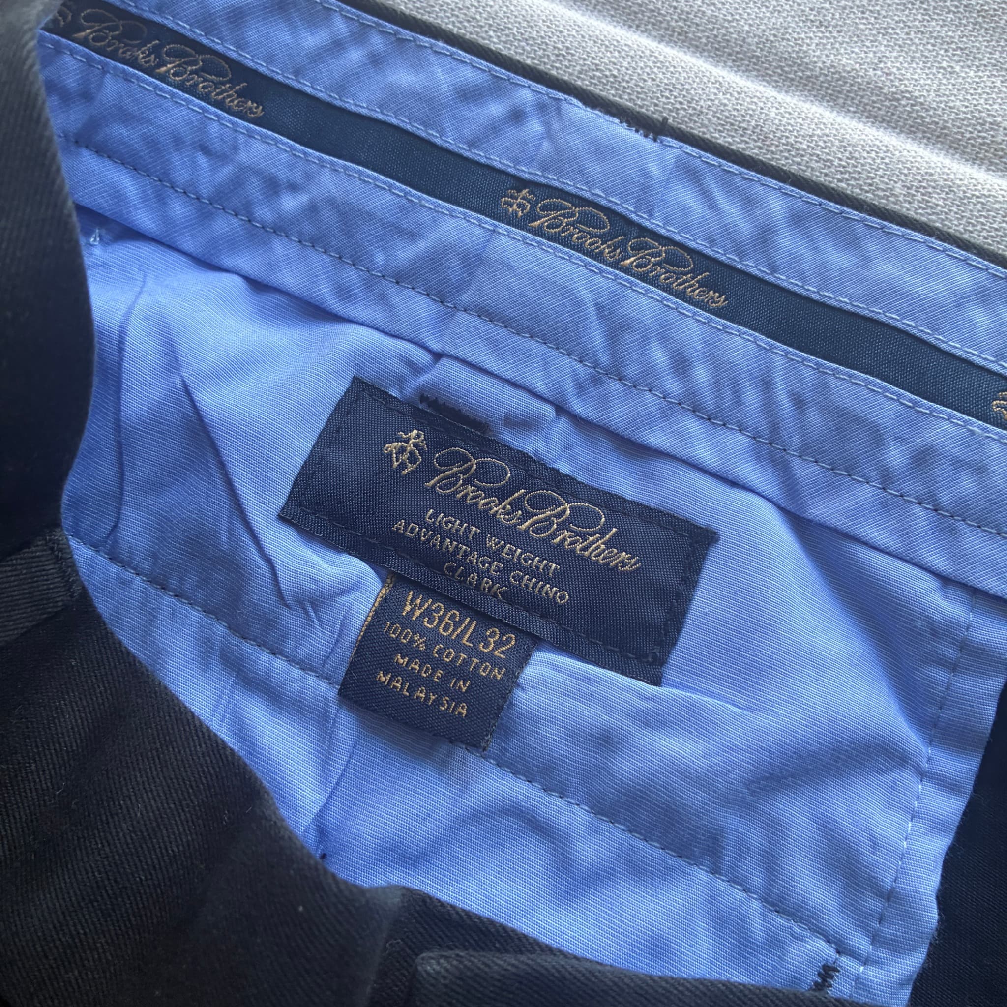 Brooks Brothers Black Chino Pants 2000s Release — photo 4 of 6