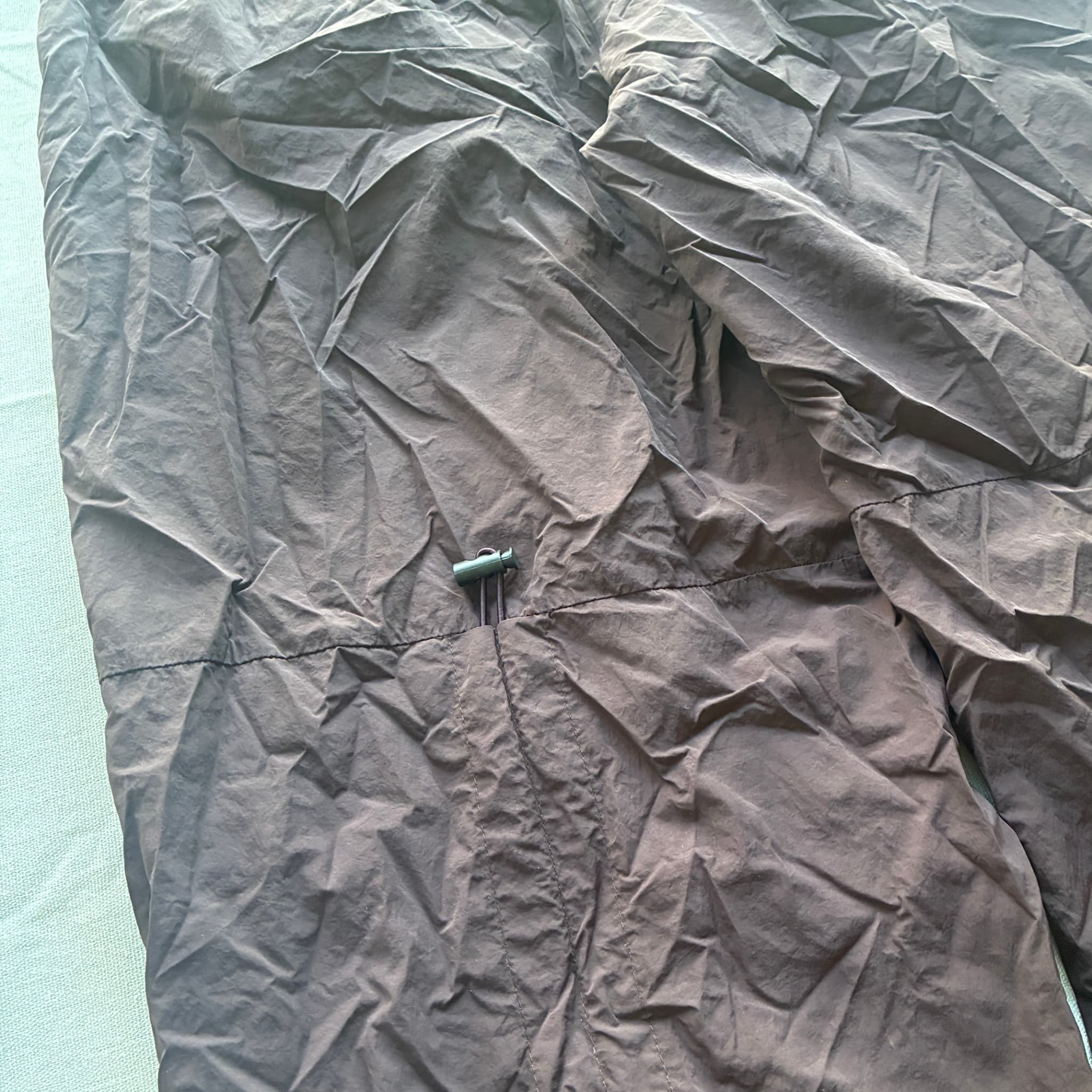 Brown Wide-Leg Nylon Parachute Pants — photo 4 of 6