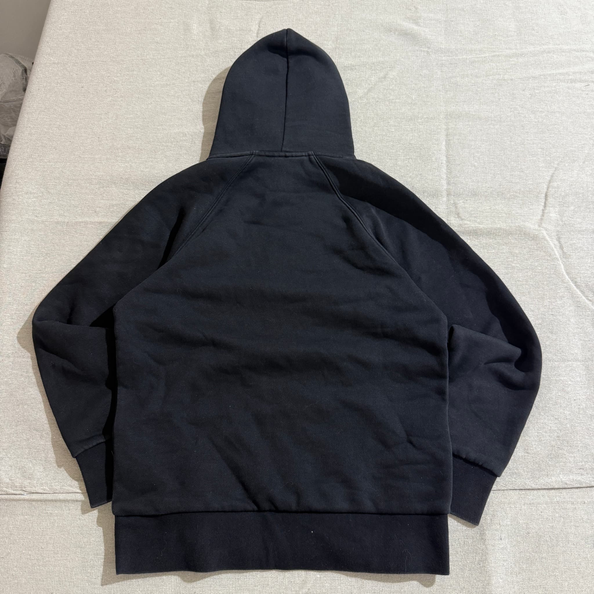 Burberry London England Logo Print Cotton Hoodie Black — photo 5 of 6