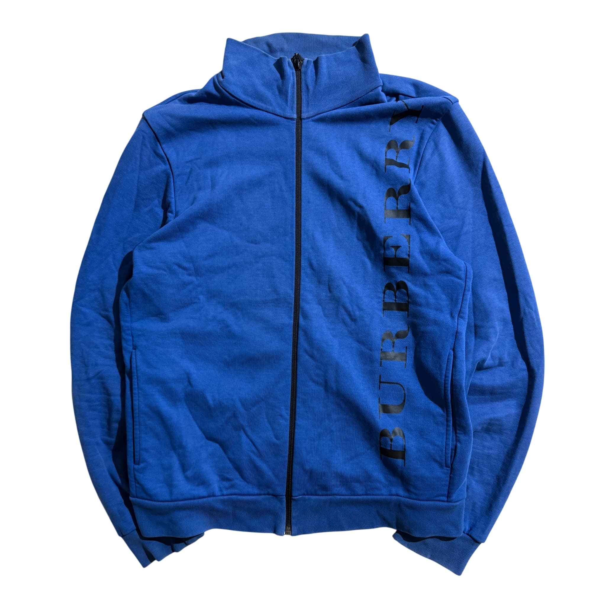 Burberry Sport Full-Zip Track Jacket Blue Vertical Logo — photo 1 of 11