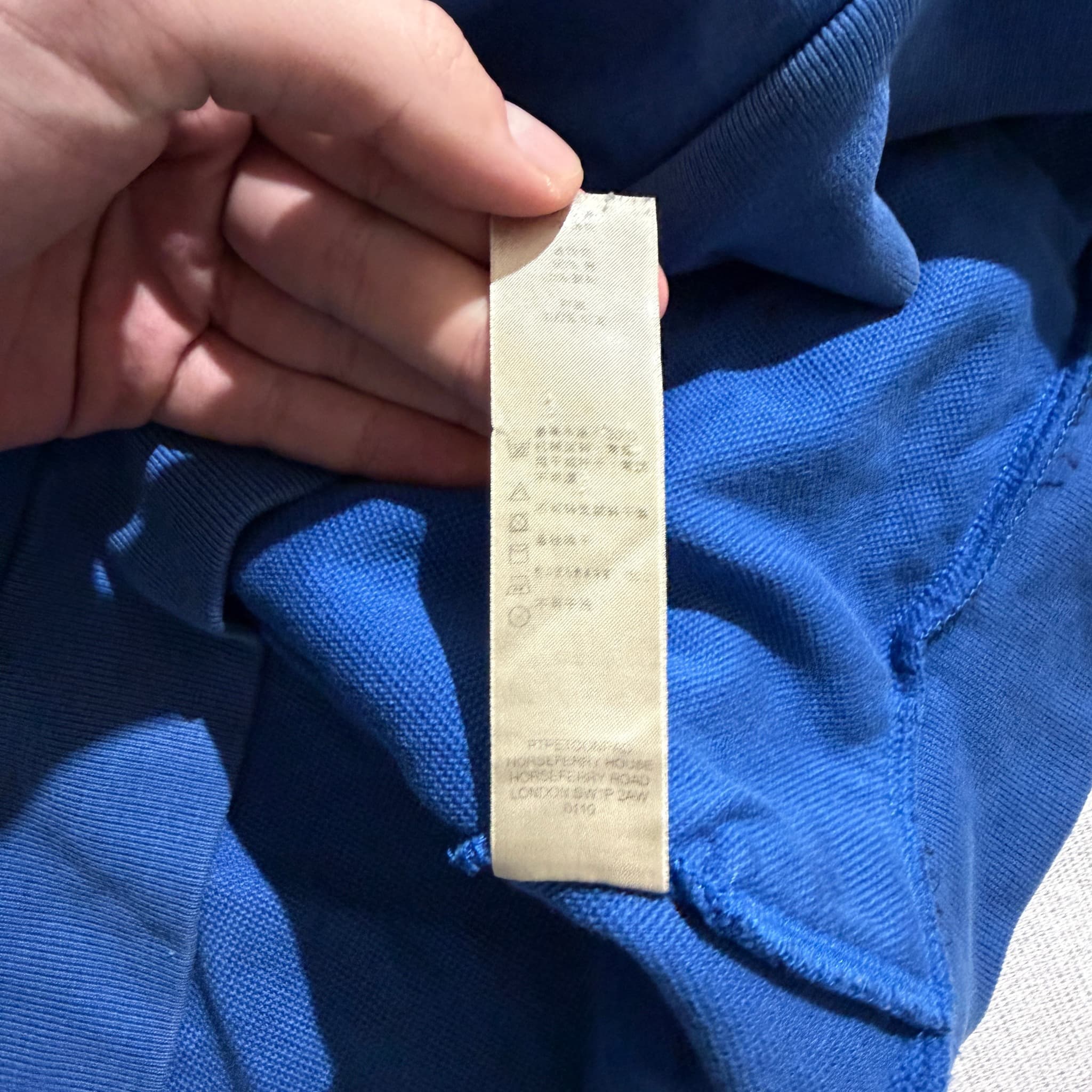 Burberry Sport Full-Zip Track Jacket Blue Vertical Logo — photo 7 of 11