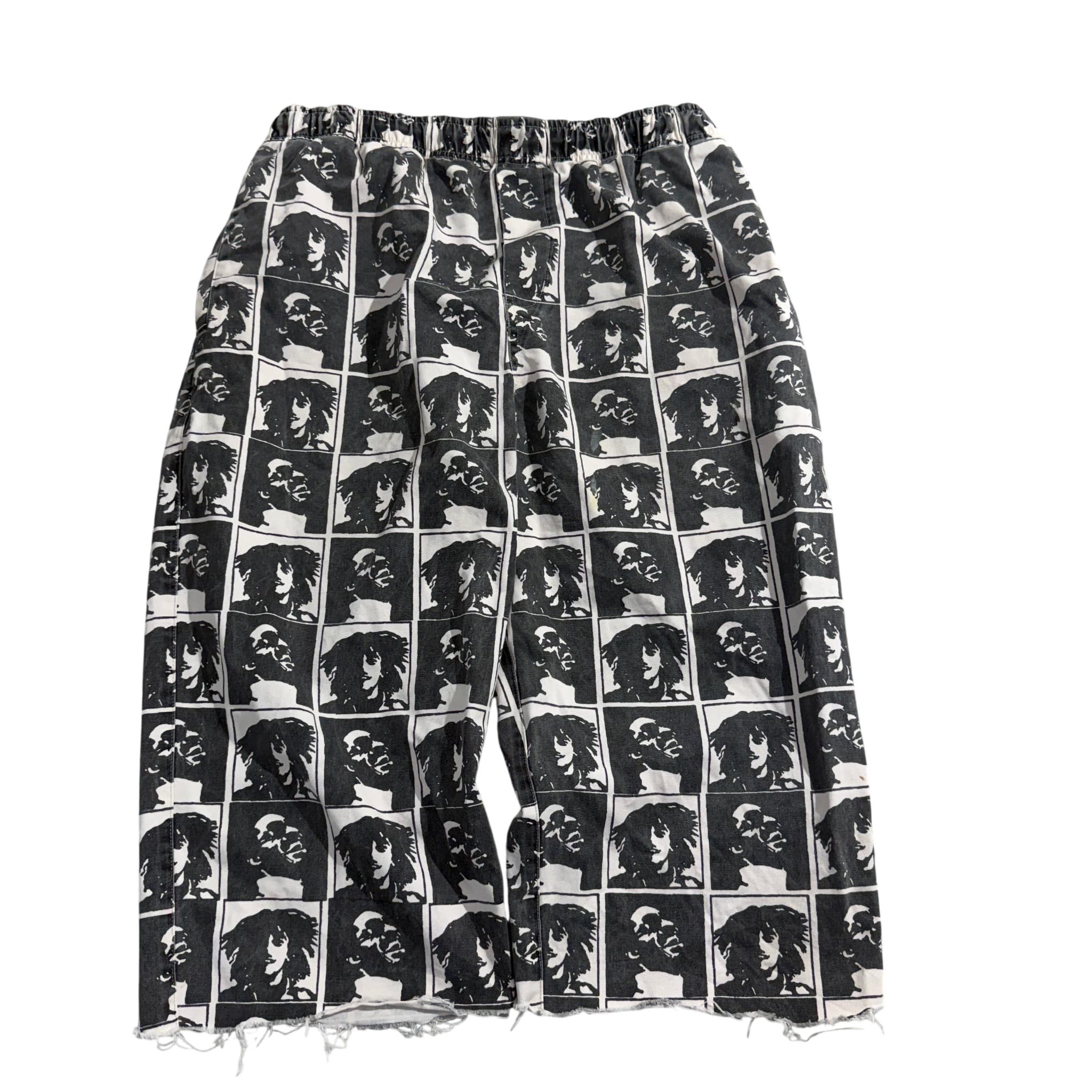 BUTTERGOODS Graphic Print Shorts Black White Size 36 — photo 1 of 7